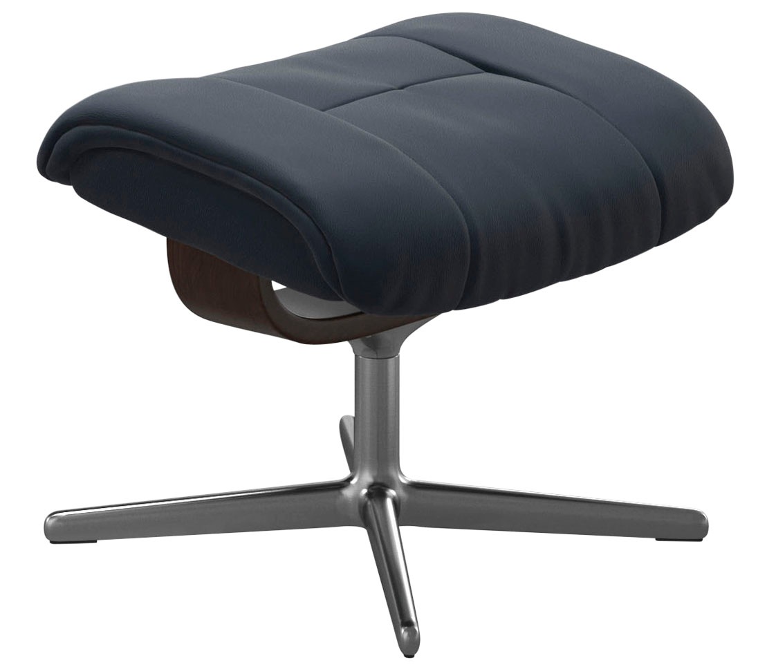 Stressless® Fußhocker »Mayfair«, mit Cross Base, Größe S, M & L, Holzakzent Braun