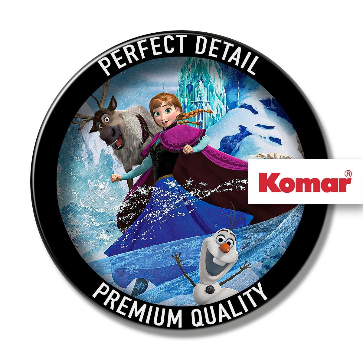 Komar Fototapete »Digitaldruck Vlies - Frozen Elsas Magic - Größe 200 x 280 cm«, bedruckt, Kinderzimmer