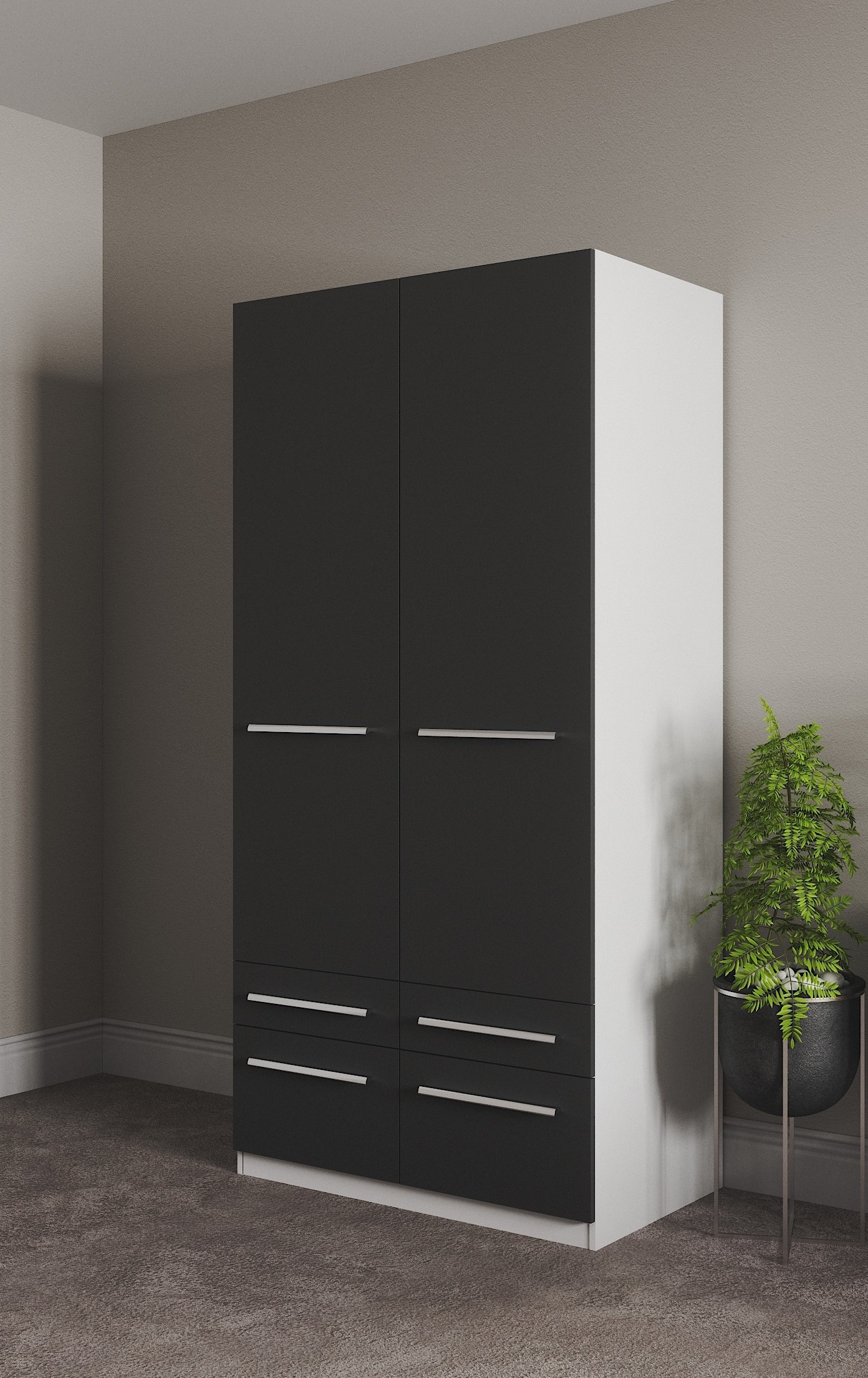 priess Kleiderschrank »Schrank Garderobe Wäscheschrank Barcelona in 5 Breit günstig online kaufen