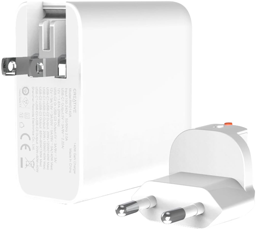 Universal-Ladegerät »140W GaN Ladegerät, 3x USB-C PPS, PD 3.0, QC 4+, weiss«, 140W GaN...