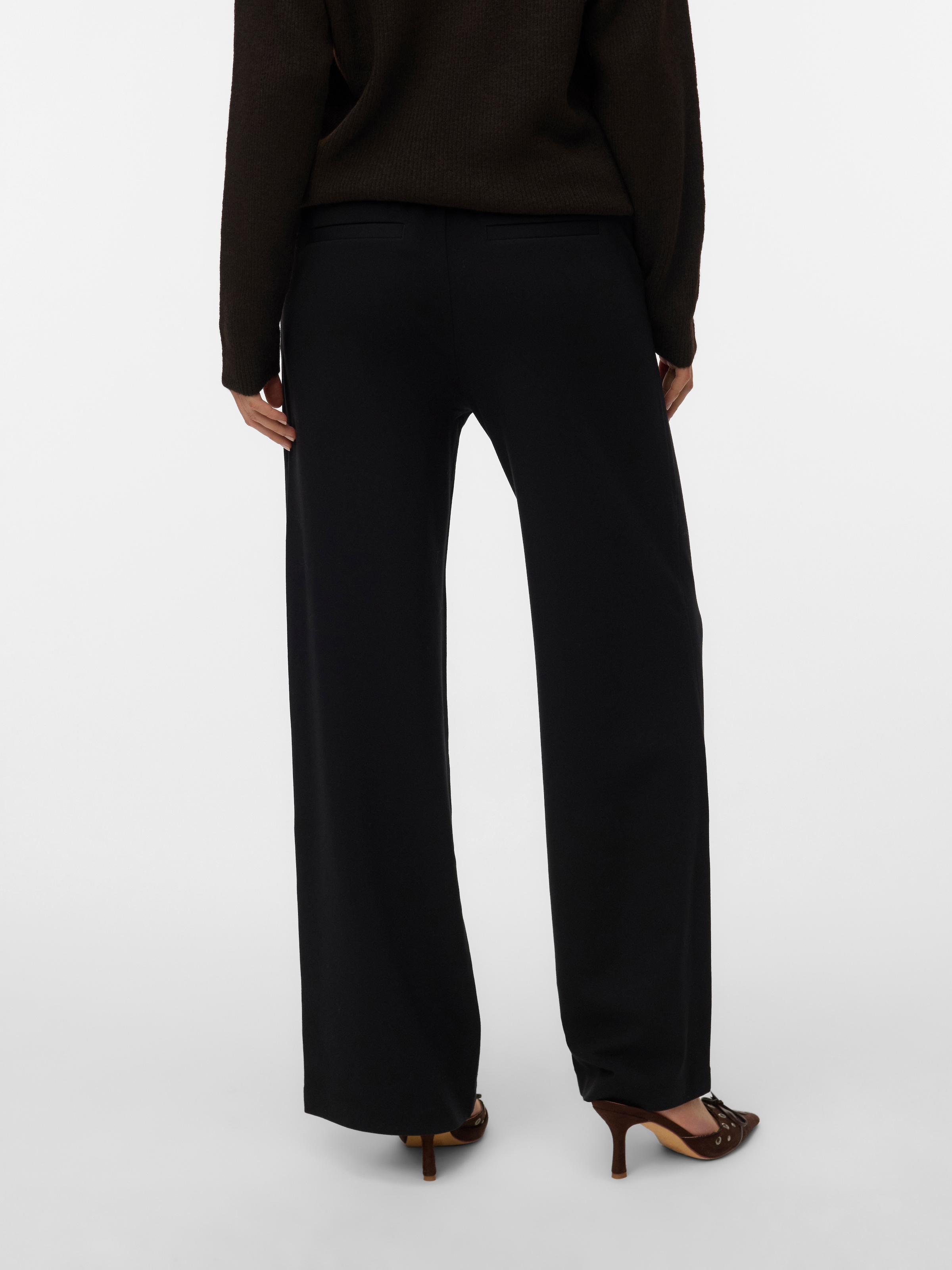 Vero Moda Schlupfhose »VMEVA MW WIDE STRING PANT NOOS«