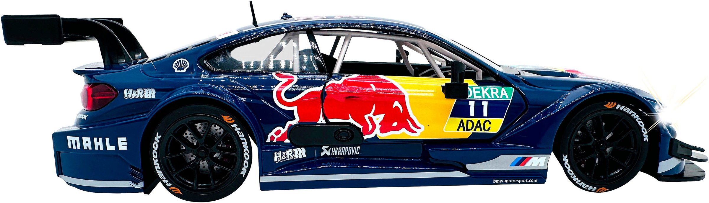 Jamara Spielzeug-Auto »Diecast,  BMW M4 DTM blau inklusive Batterien« LED Licht; Maßstab 1:24