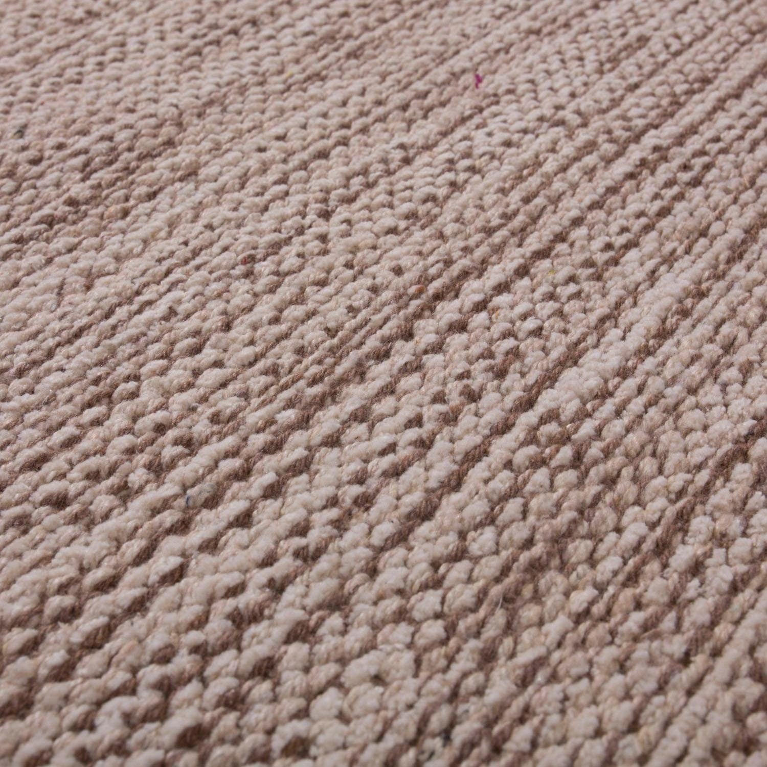 Paco Home Teppich »Kilim 210«, rechteckig, 12 mm Höhe, Handgwebt, Flachgewebe, reine Baumwolle, handgewebt, Uni Farben