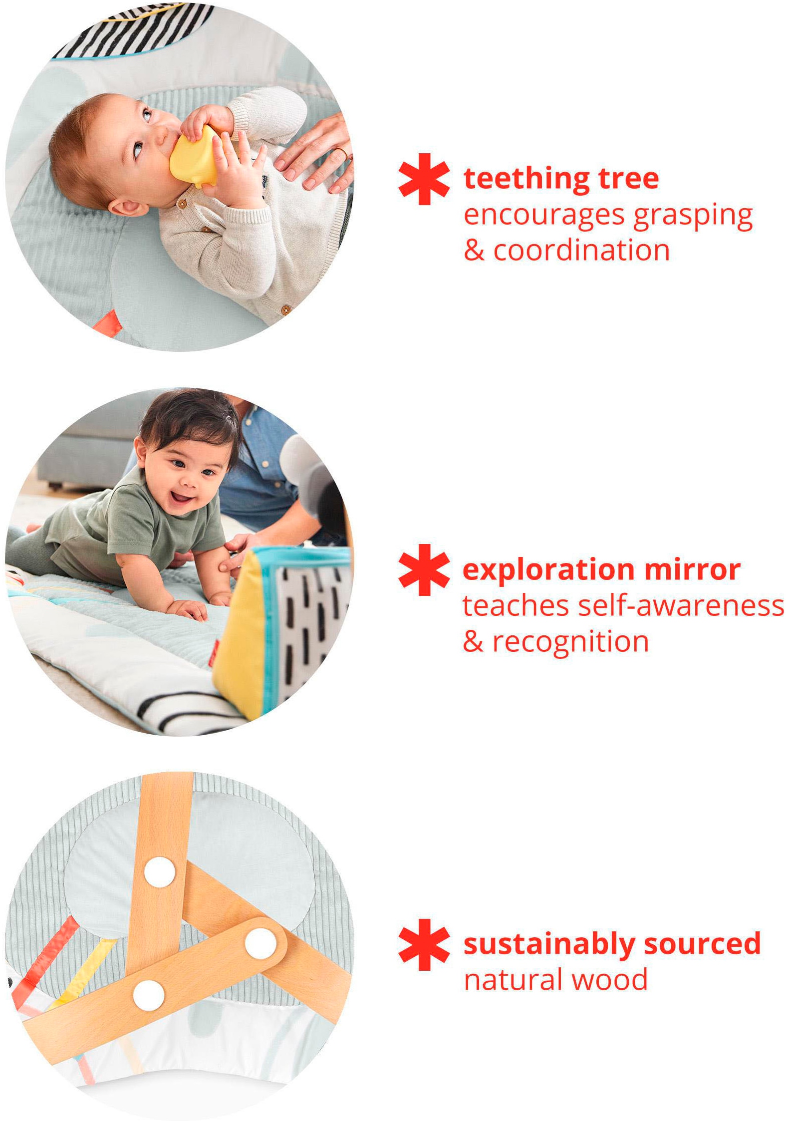 Skip Hop Spielbogen »Montessori«, mit Spielmatte