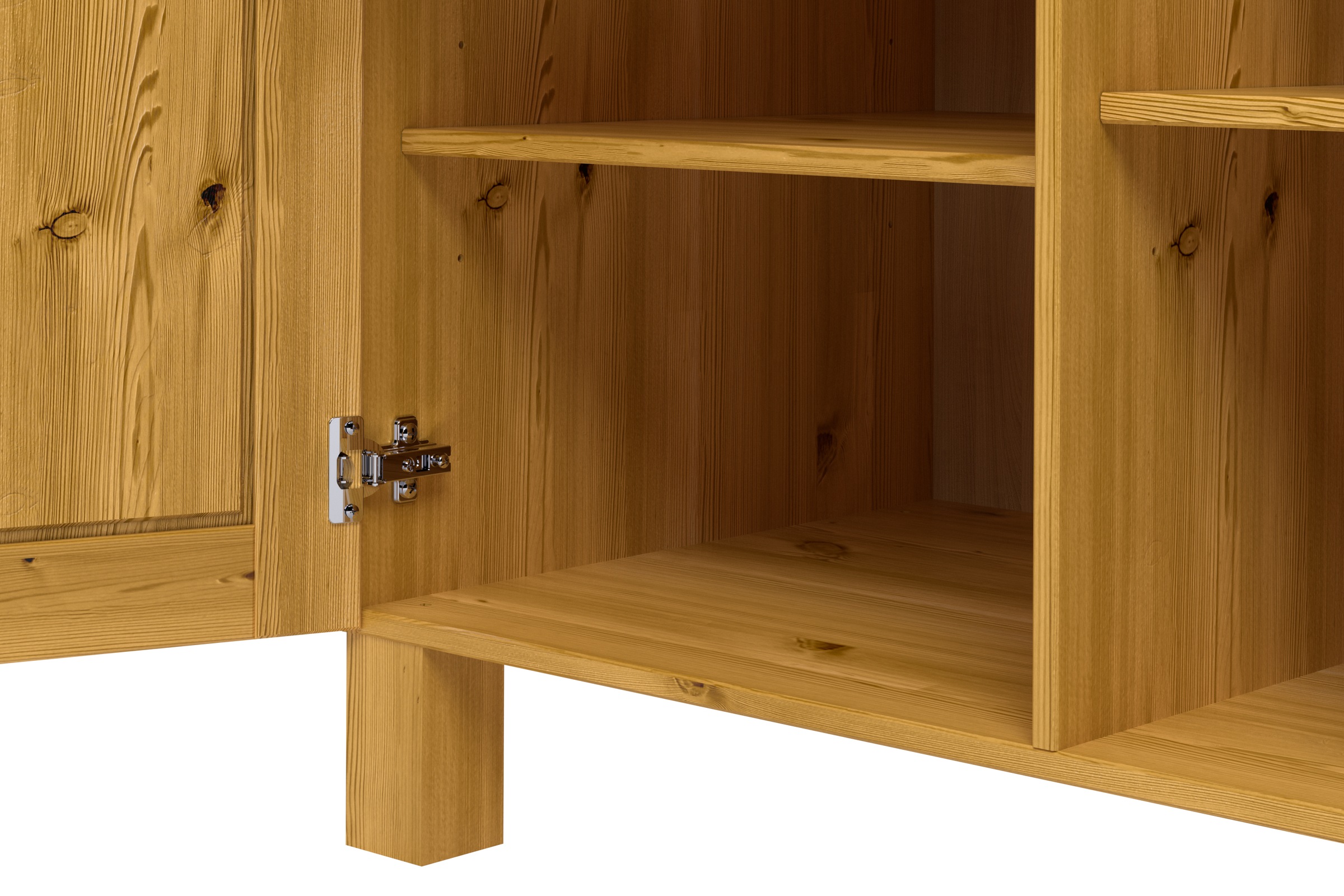 Home affaire Hochschrank »Alby2«, Mit Metallgriffen, Breite 75 cm