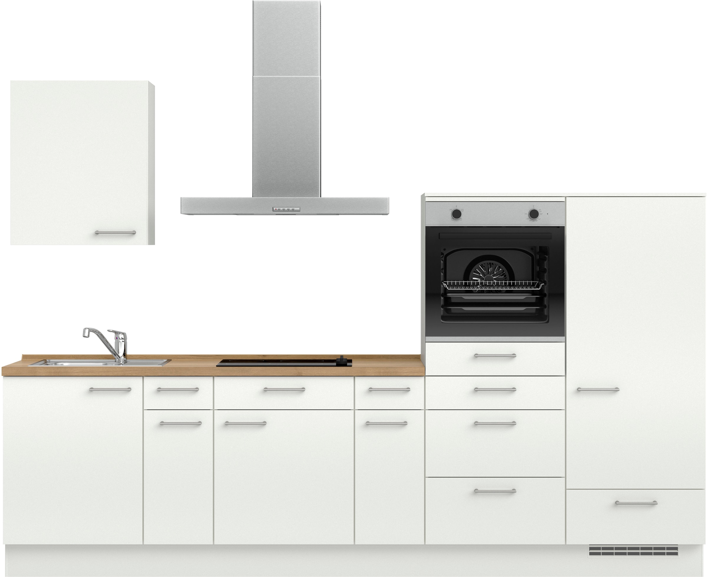 nobilia® Küchenzeile »"Laser I"«, vormontiert, Ausrichtung wählbar, Breite günstig online kaufen