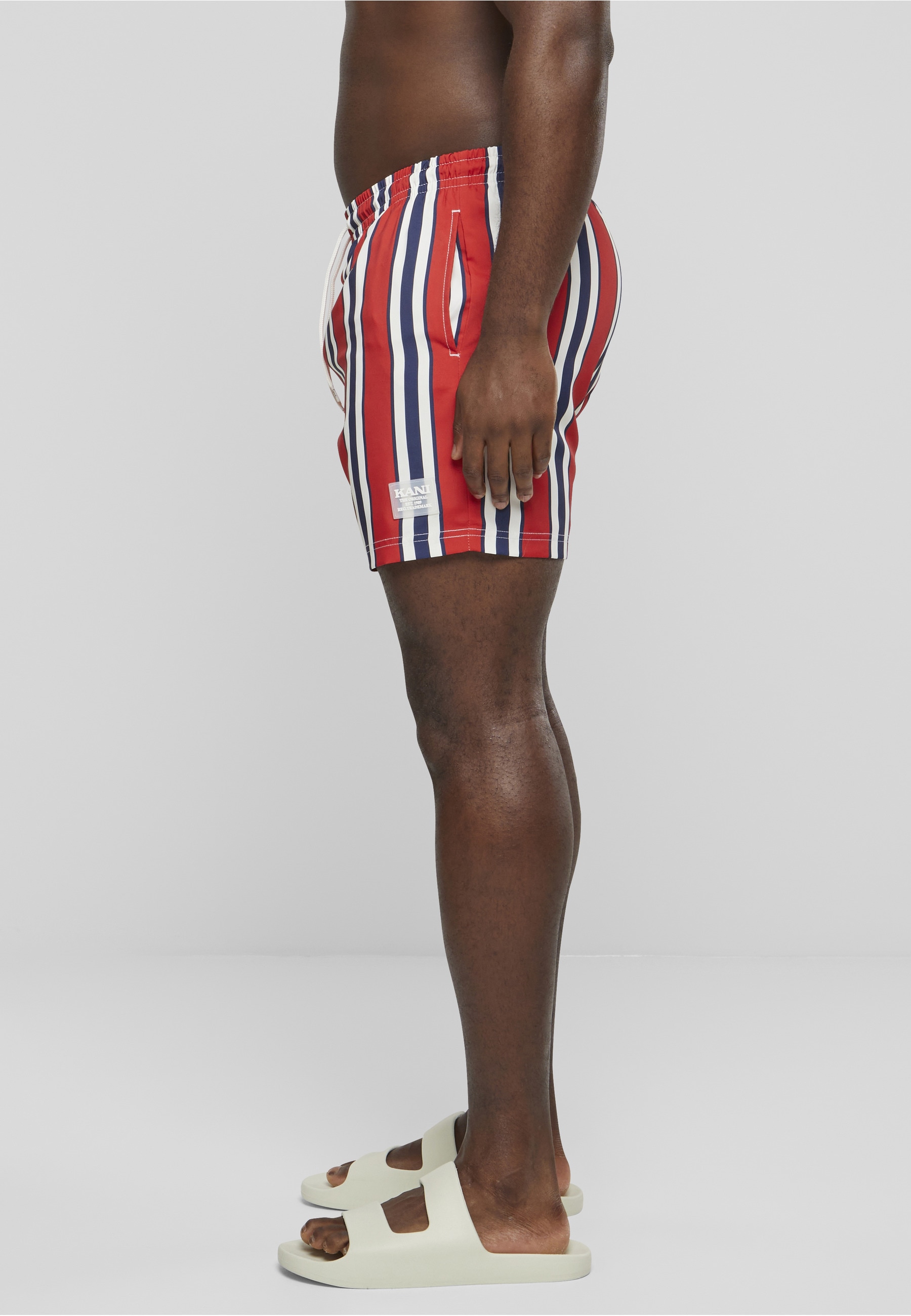 Karl Kani Badeshorts »Karl Kani Herren KM-SW013-051-1 Retro Striped Swim Shorts«