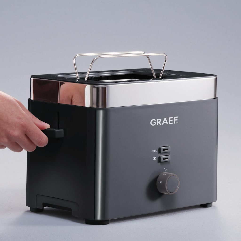 Graef Toaster »TO 62«, 2 kurze Schlitze, für 2 Scheiben, 888 W