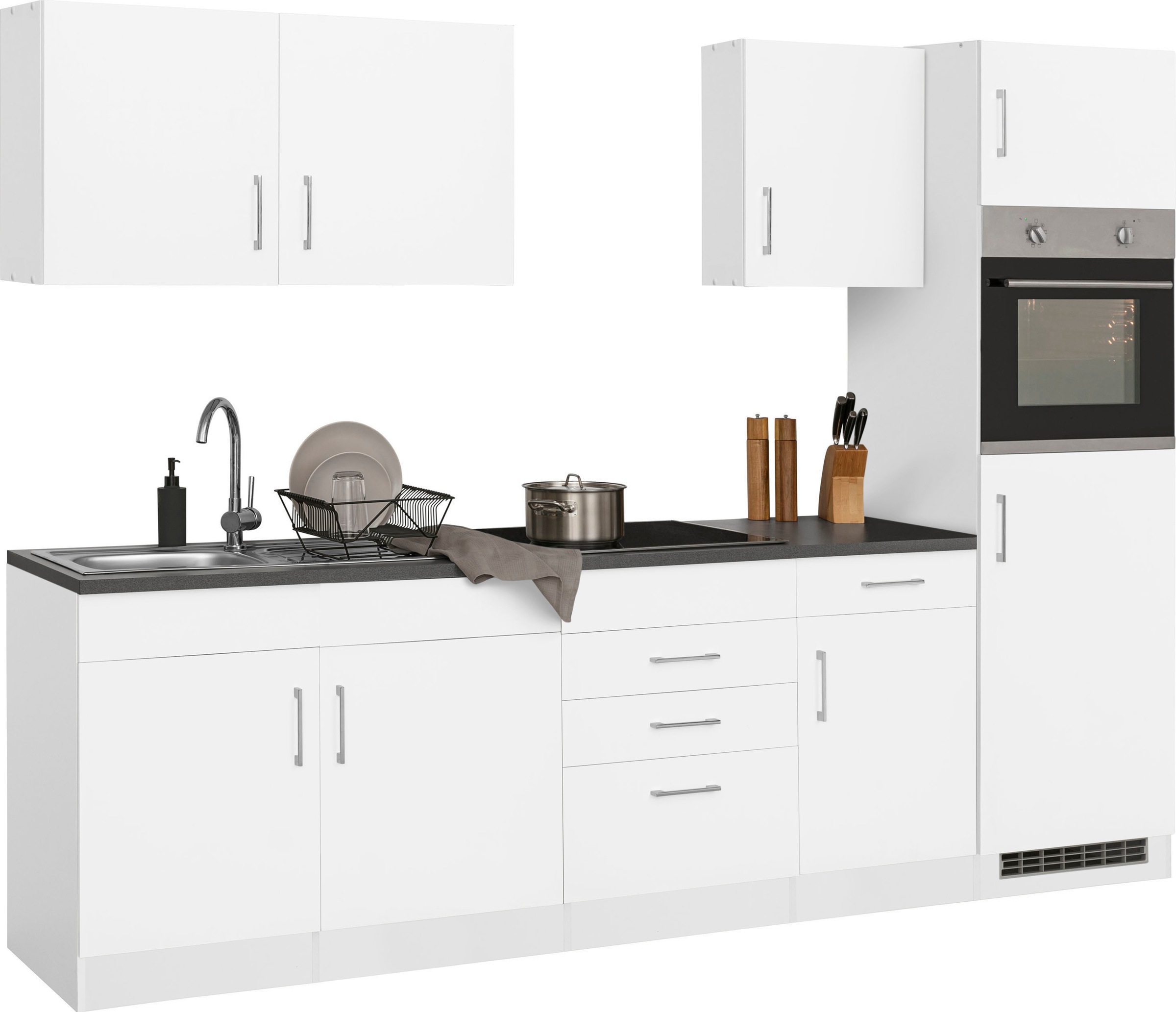 KOCHSTATION Küchenzeile »KS-Paris – Küchen mit einzigartigen Fotomotiven au günstig online kaufen