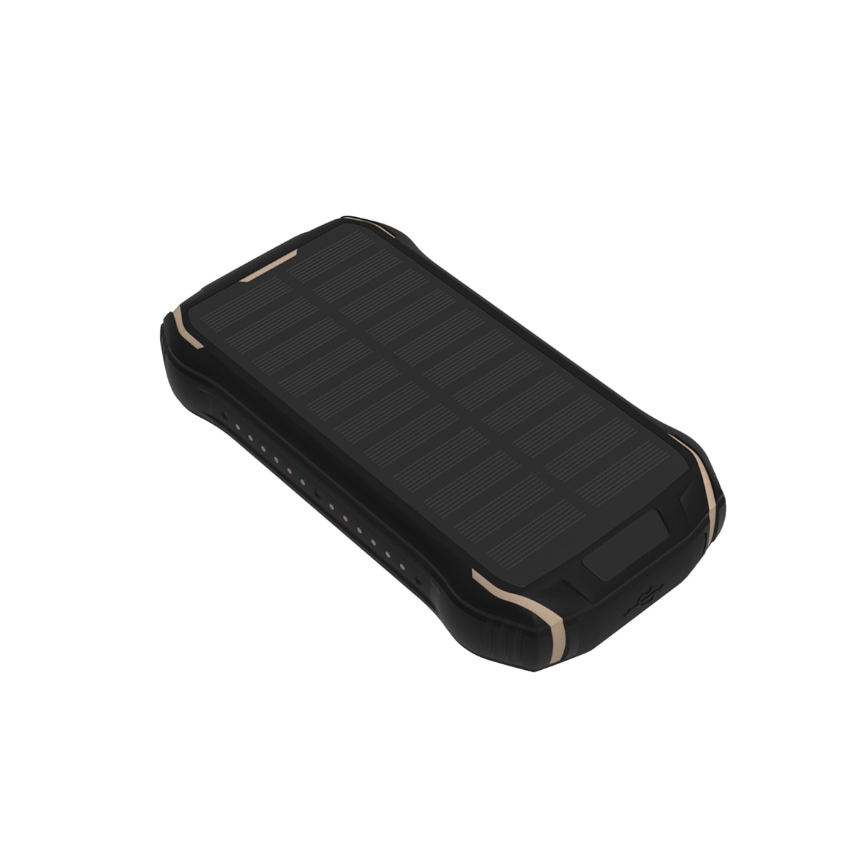 Vinnic Powerbank »SACA PEAK Solar Powerbank 20.000mAh IP65 1xUSB-C, 2xUSB-A«, Vinnic SACA PEAK Solar Powerbank 20.000mAh IP65 1xC 2xA,black