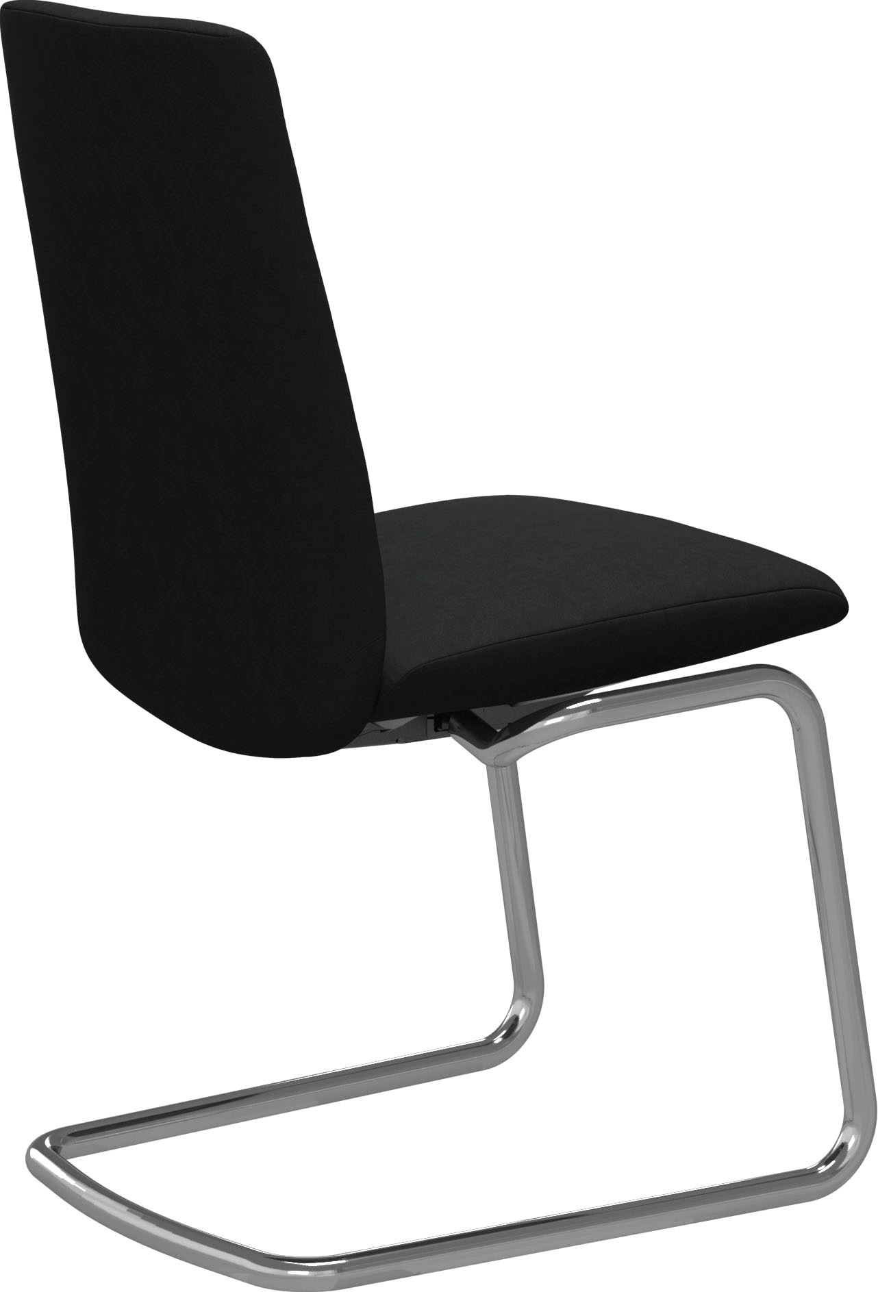 Stressless® Polsterstuhl »Laurel«, Microfaser DINAMICA, Low Back, Größe M, mit Beinen aus Stahl in Chrom glänzend