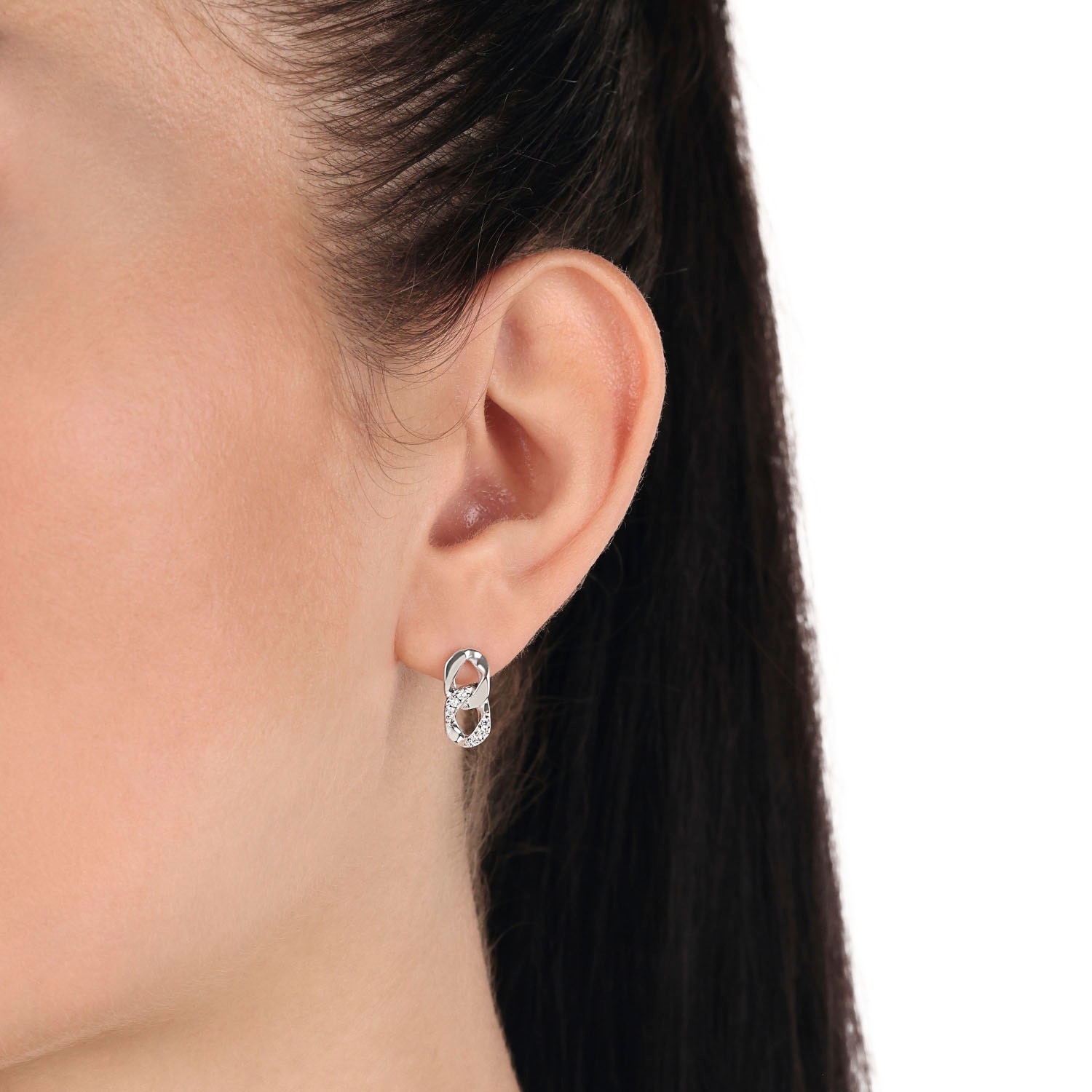 Amor Paar Ohrstecker »2039102« mit Zirkonia (synth.)