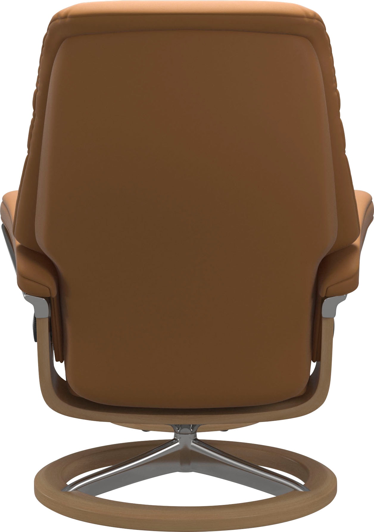 Stressless® Relaxsessel »Sunrise«, (Set, Relaxsessel mit Hocker), mit Signature Base, Größe L, Gestell Eiche