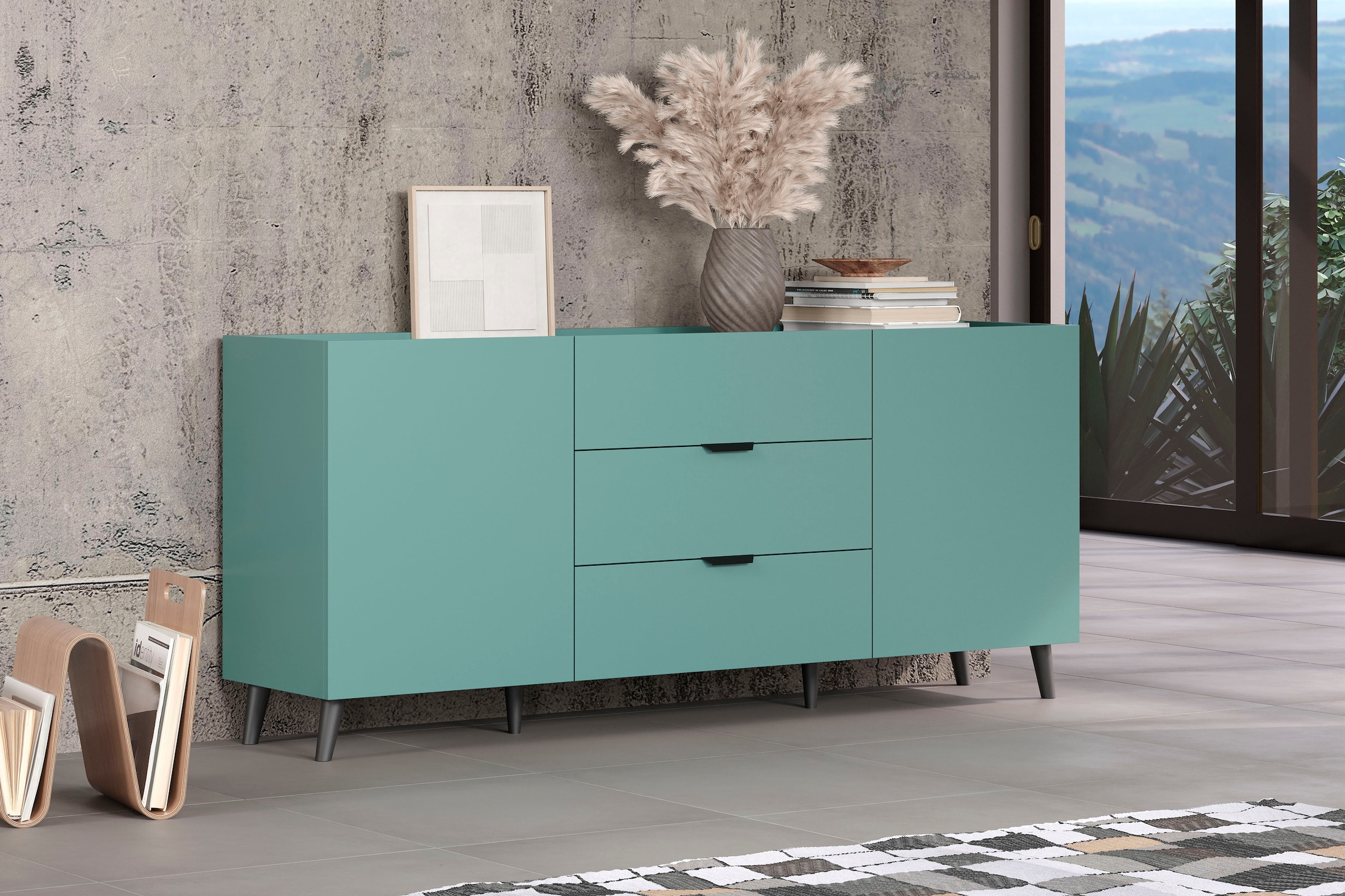 andas Sideboard »Mikkeline«, (1 St.), TV-Schrank, B / H: 180 / 82 cm
