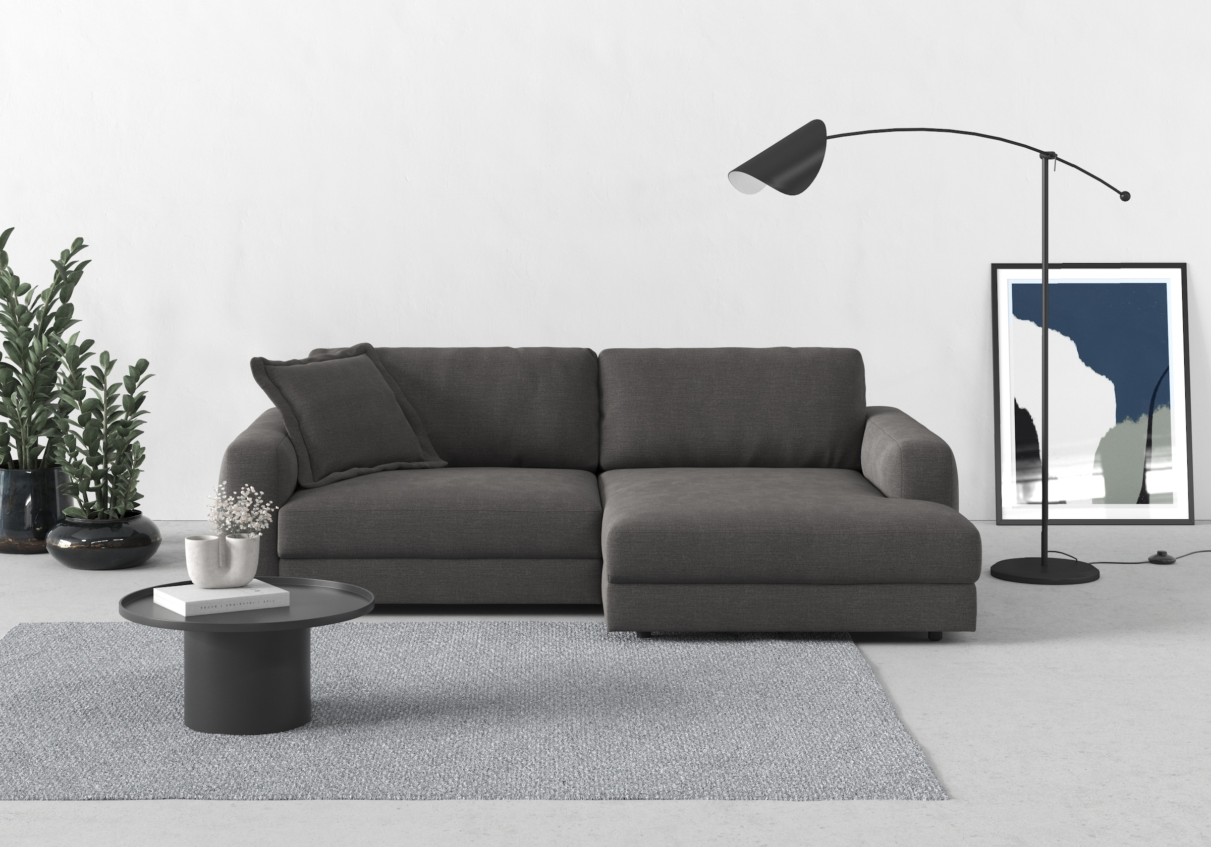 TRENDMANUFAKTUR Ecksofa »Bourbon«, (2 St.), mit extra hohem Sitzkomfort, auch in Cord erhältlich