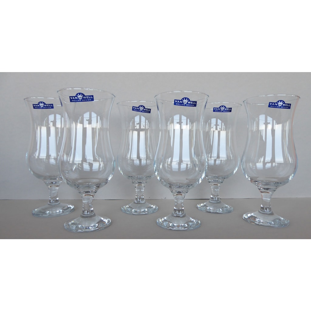 van Well Cocktailglas, (Set, 6 tlg.), 46 cl, 6-teilig
