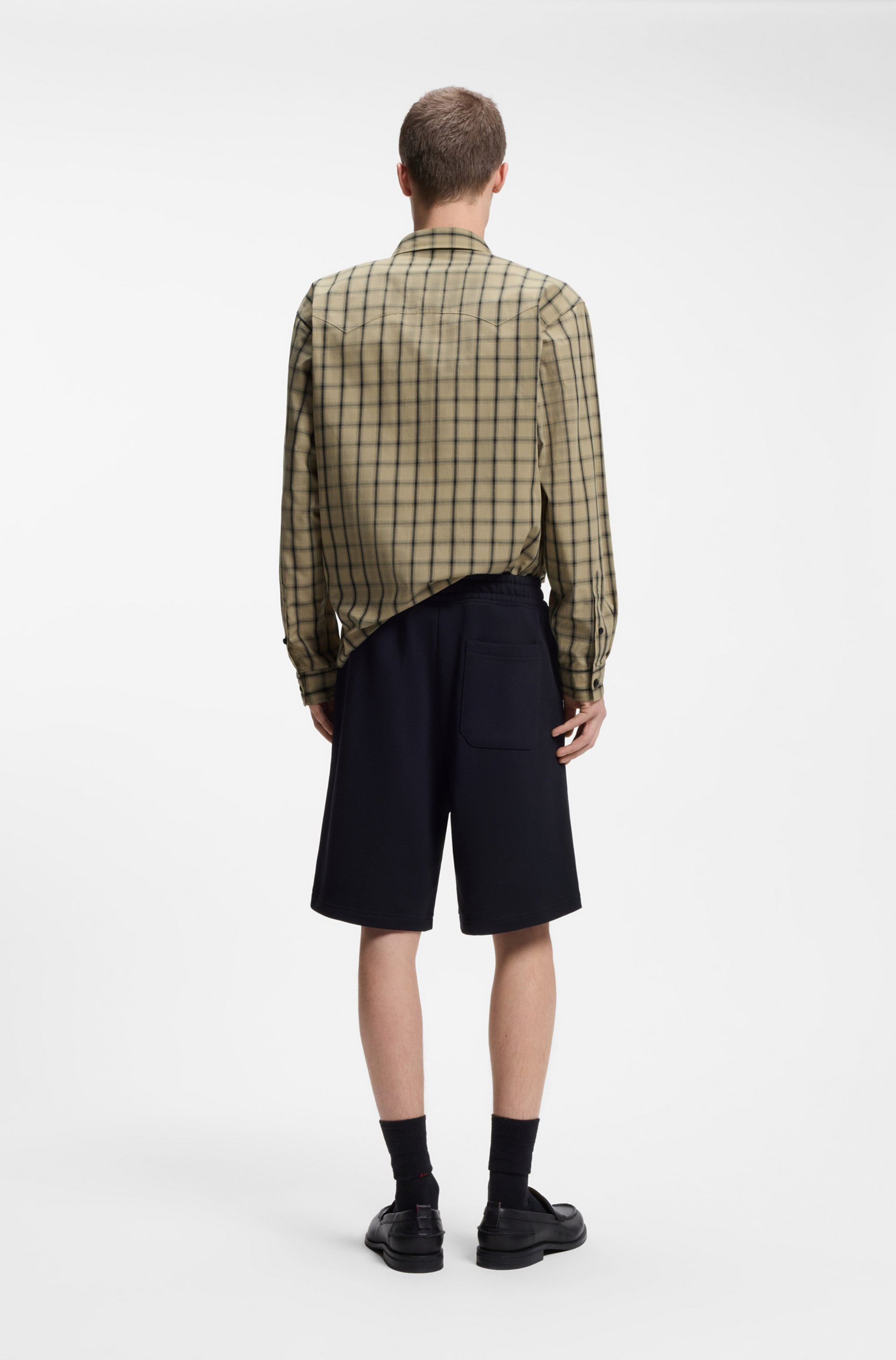 HUGO Blue Sweatshorts »Nomario«  mit großem Druck