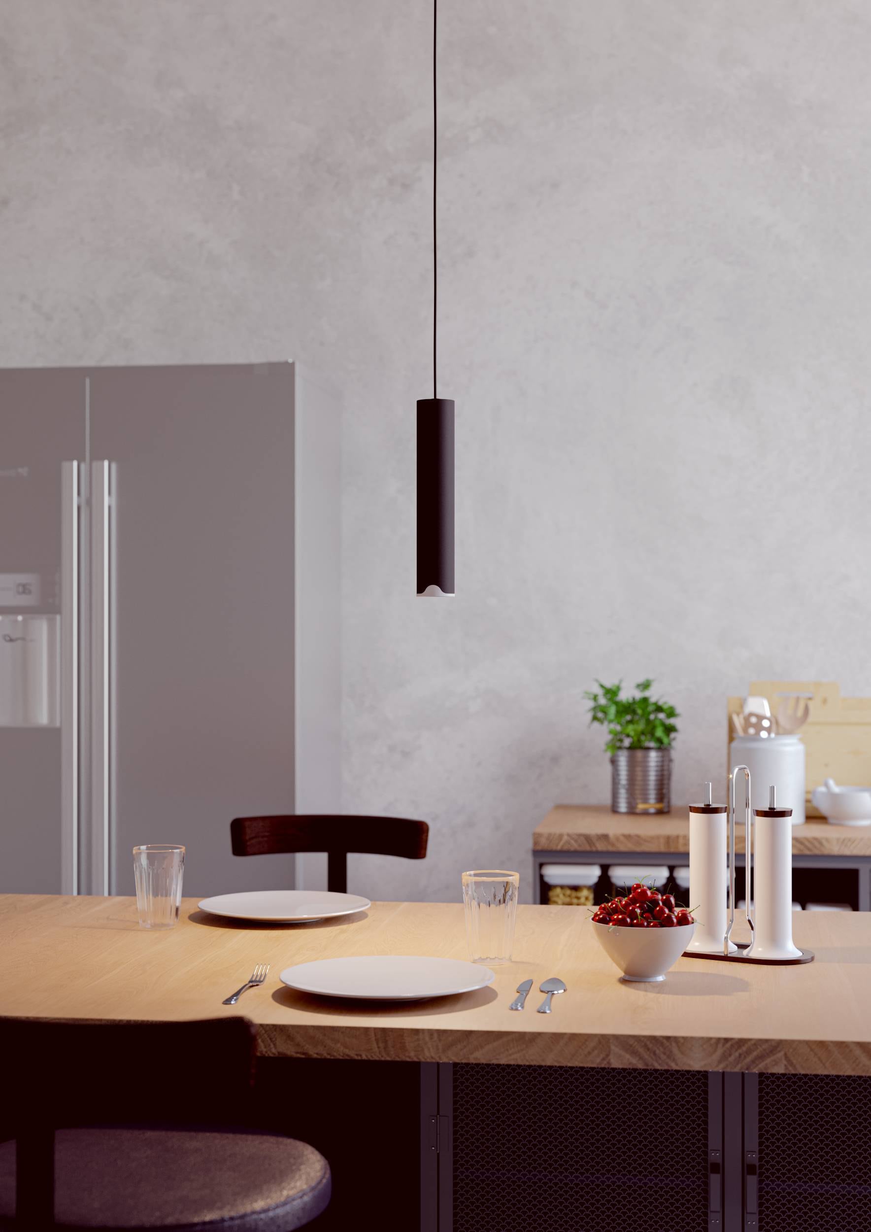 EGLO Hängeleuchte »Balmorta-Z Hängelampe, Pendelleuchte, Metall, ZigBee, Pendellampe« LED-Modul 1 Stk. Kaltweiß | RGB Hängeleuchte - H110 x Ø5,5 cm - schwarz - 1X3,7W inkl.