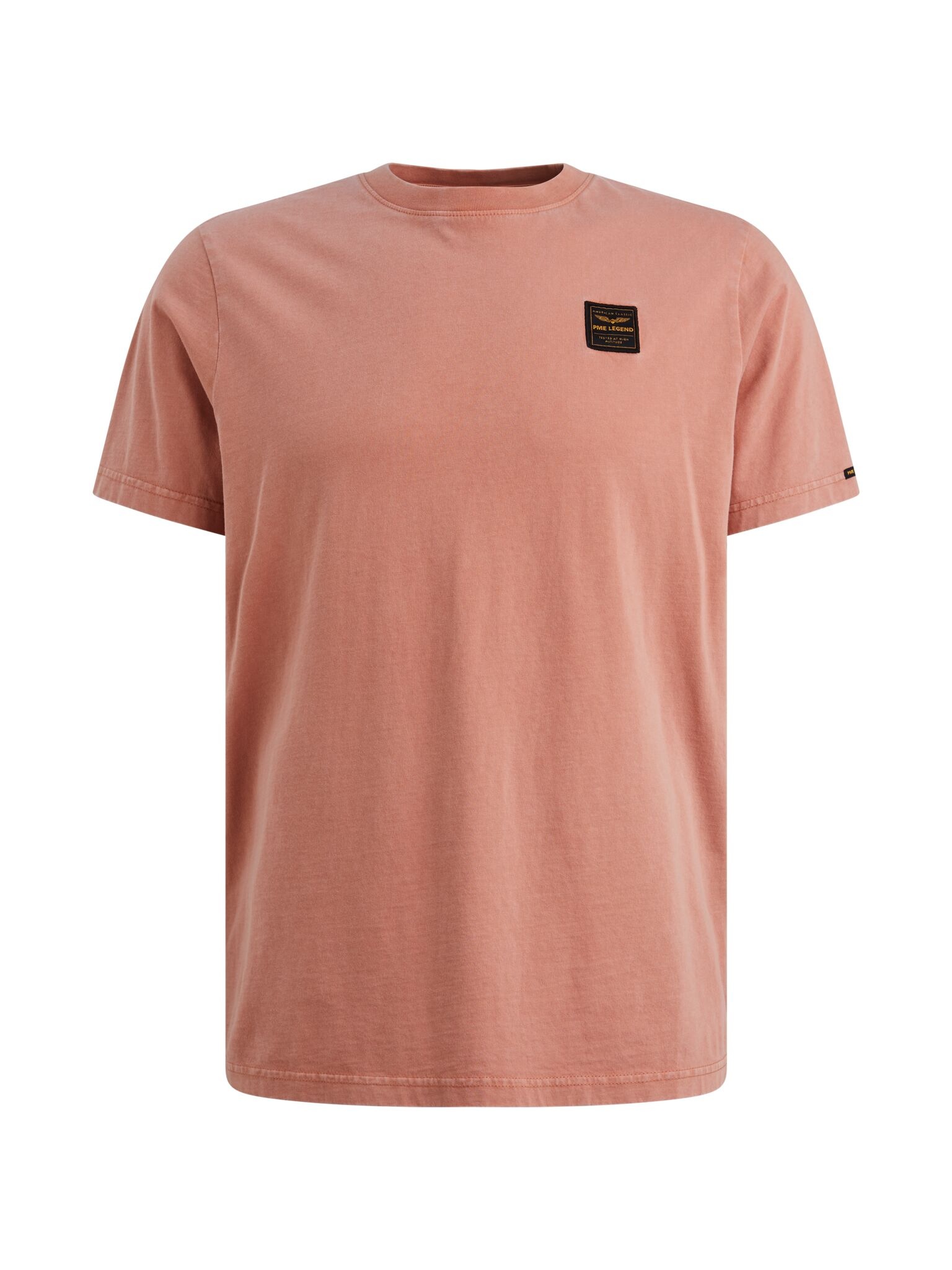 PME LEGEND T-Shirt »Short sleeve r-neck washed garment dye« mit Logo Stickerei