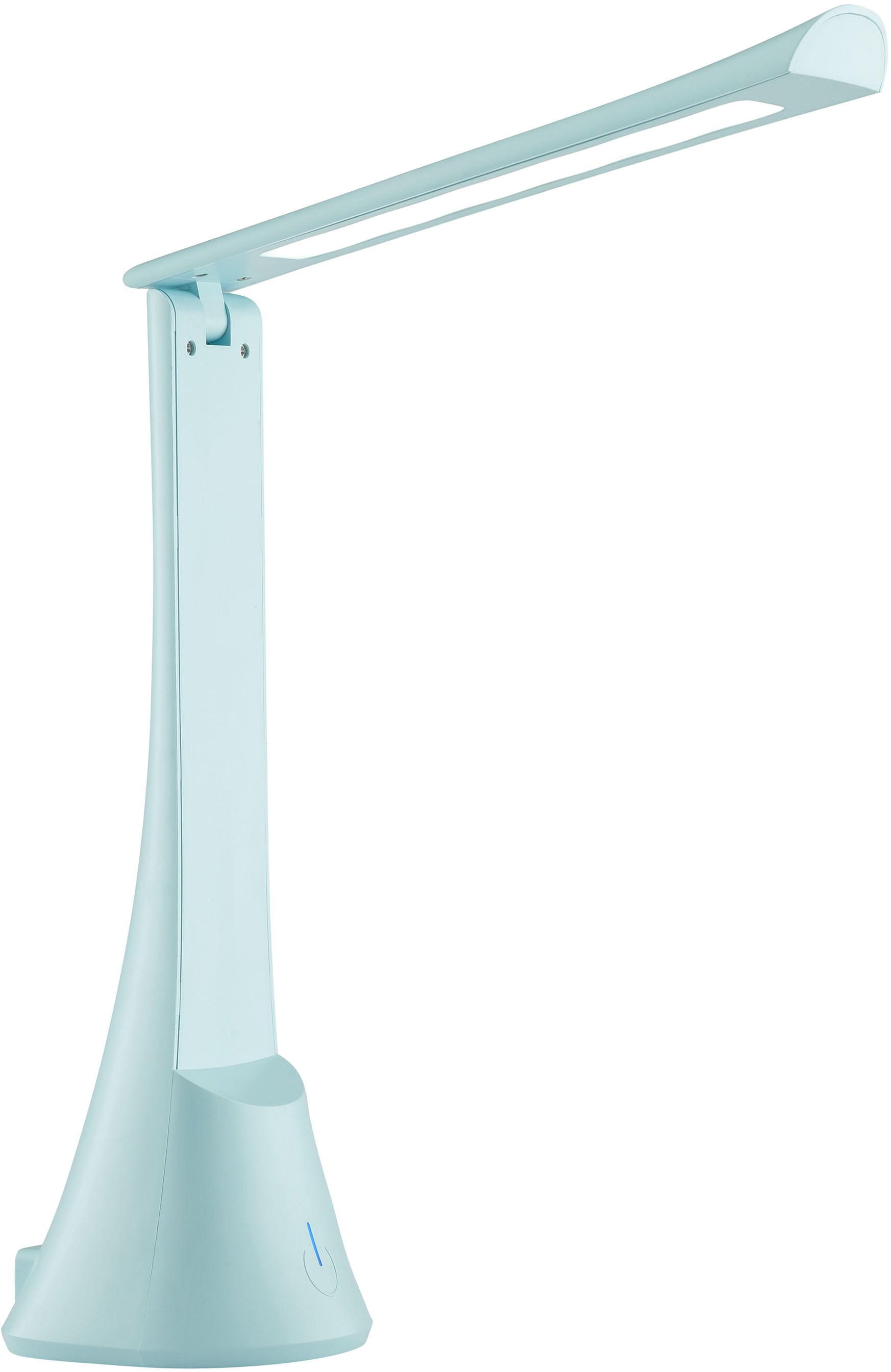 Brilliant LED Tischleuchte »Idana« LED-Modul 1 Stk. Kaltweiß mit Akku, 37 cm, 350 lm, 5500 K, Touchdimmer, USB, hellblau