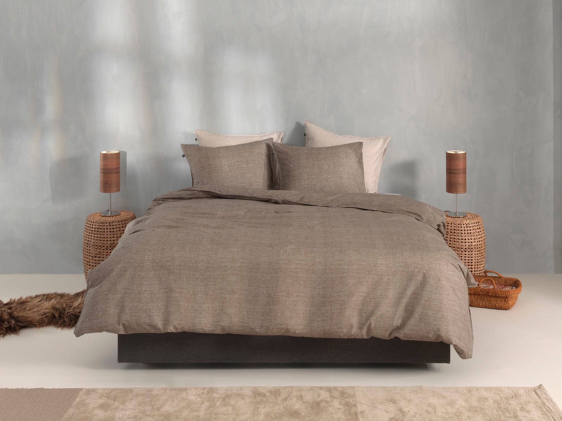 ZO HOME Bettwäsche »Zohome Bettwäsche Lino« 2 Stk. Bettwäsche aus 100% Baumwolle, hochwertige Renforcé, ab 135x200 cm.