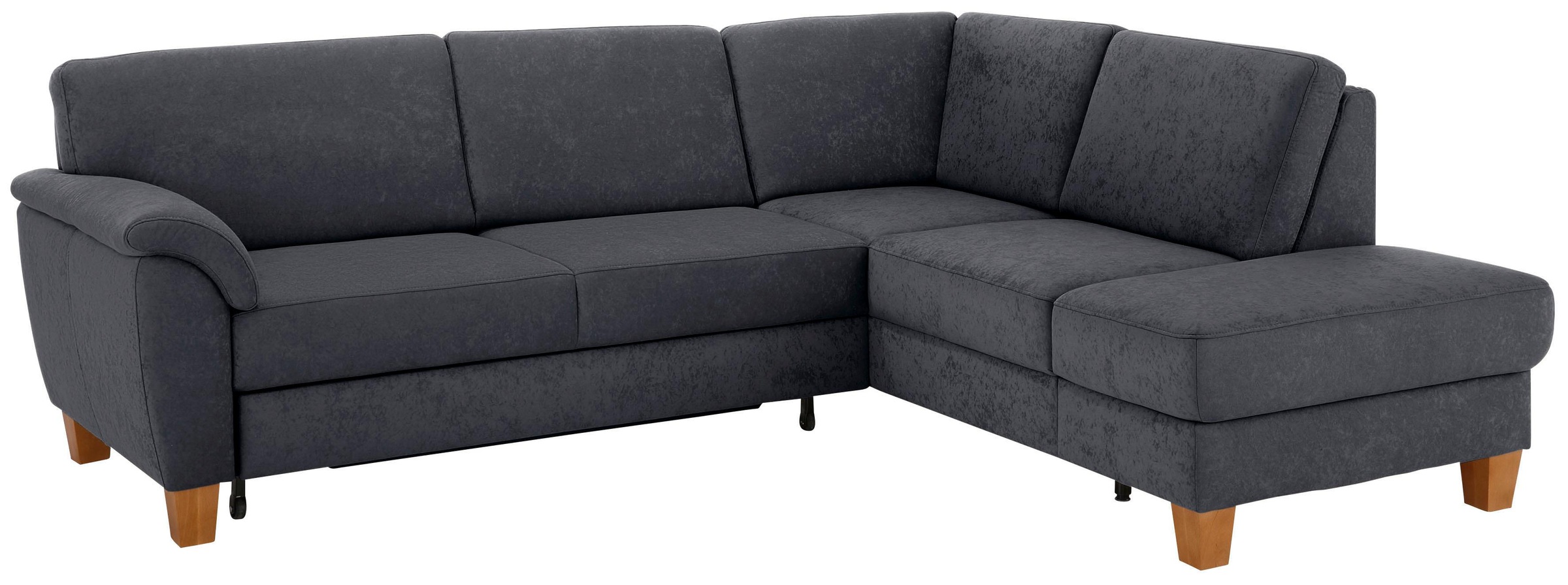 Home affaire Ecksofa »Alta L-Form«, mit Federkern und Kontrastnaht, Füße Bu günstig online kaufen