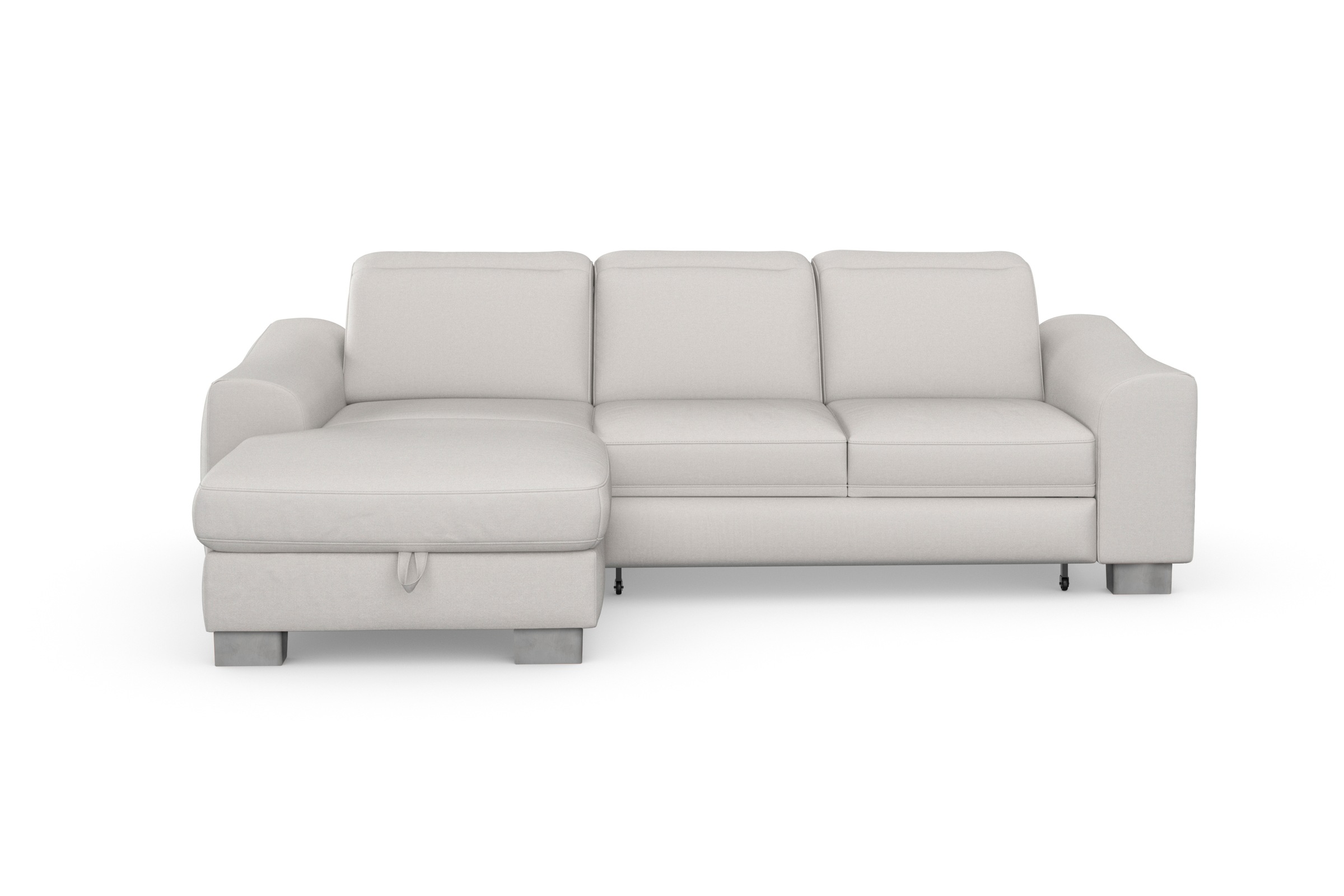 sit&more Ecksofa »Dundee L-Form«, mit Federkern und Edelstahlfüßen, wahlwei günstig online kaufen