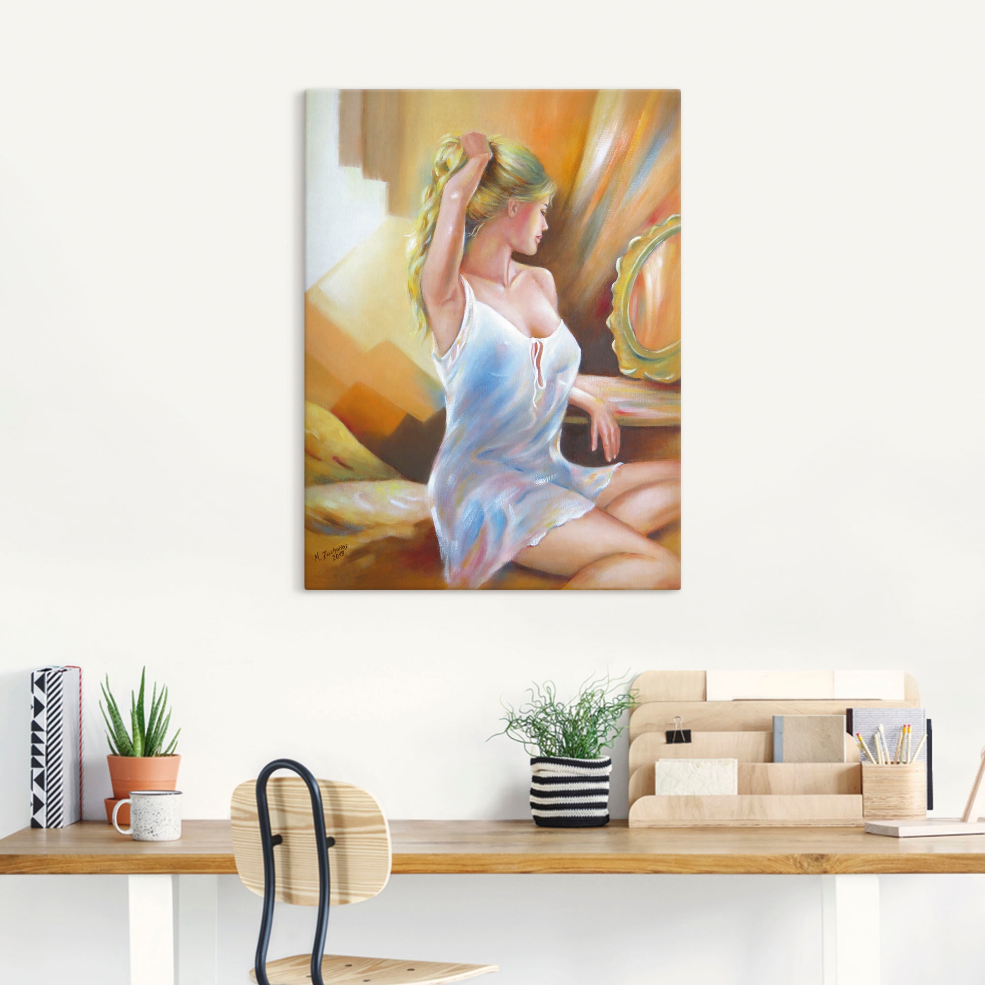 Artland Wandbild »Sexy Spiegel«, am Größen kaufen Poster in Wandaufkleber Alubild, Leinwandbild, (1 Frau St.), Bilder, versch. Erotische oder als online
