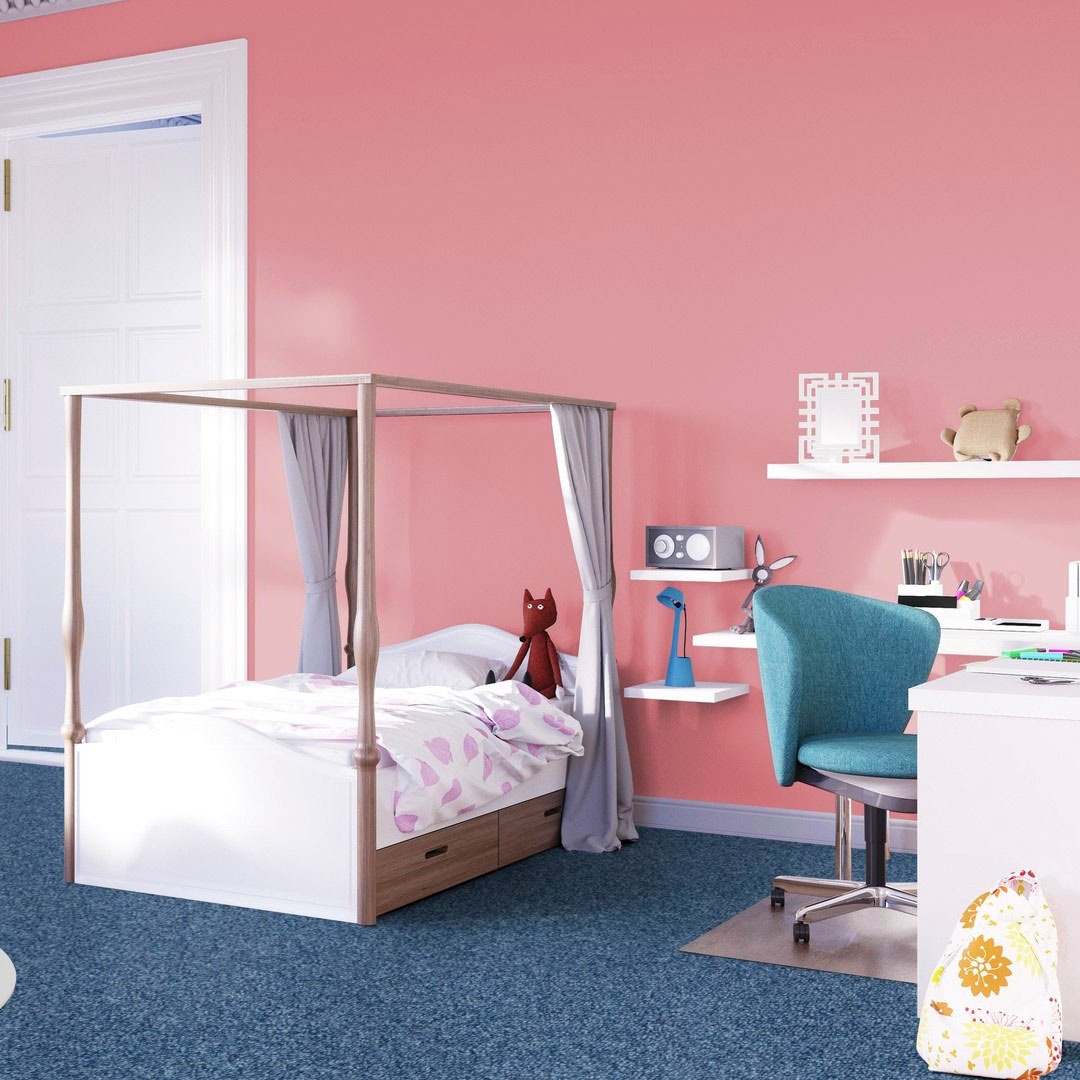 Bodenmeister Teppichboden »Baltic, Schlinge - meliert, Made in Belgium«, rechteckig, 5 mm Höhe, Wohnzimmer, Schlafzimmer, Kinderzimmer, Breite 400/500 cm