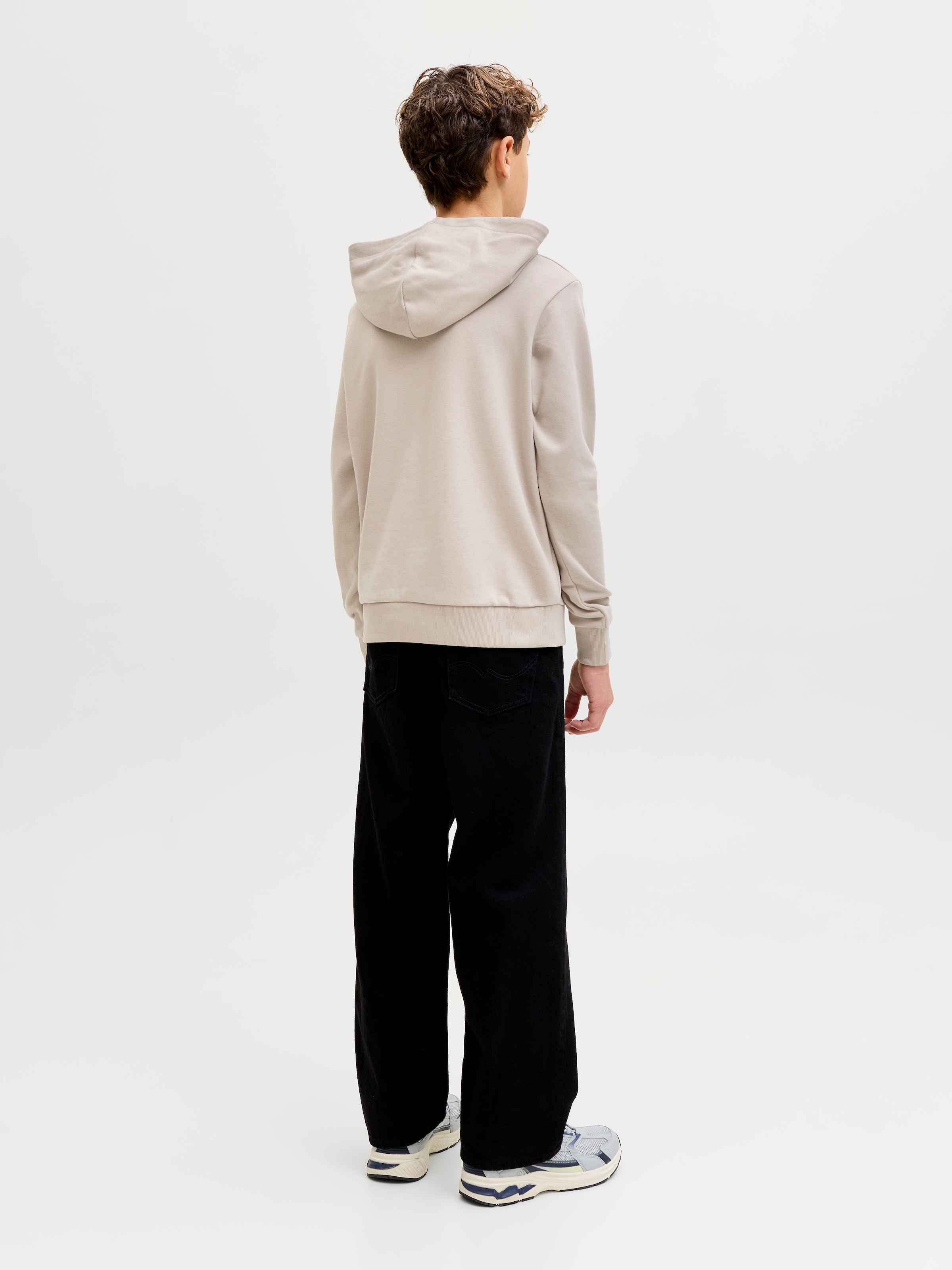 Jack & Jones Junior Kapuzensweatshirt »JJEJEFF LOGO SWEAT HOOD JNR«
