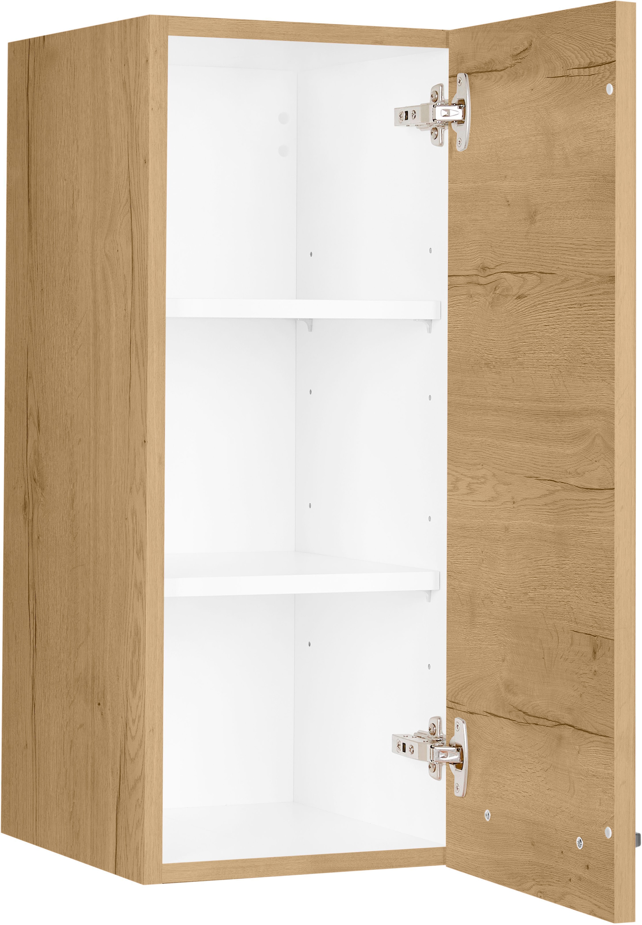nobilia® Hängeschrank »"Structura", Ausrichtung wählbar, vormontiert,« in drei Breiten: 30, 45 und 60 cm, mit Soft-Close-Funktion