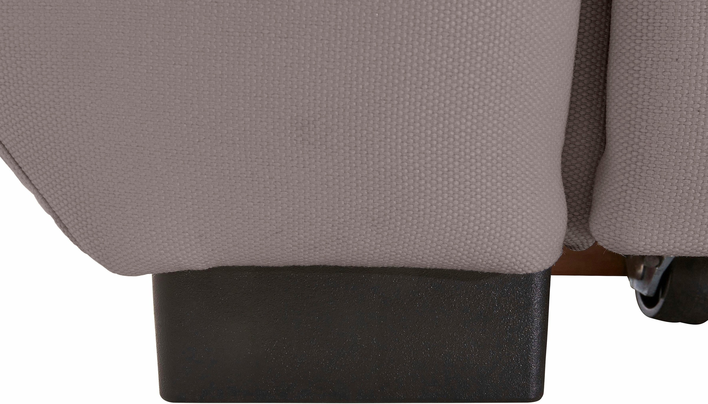 COTTA Polstergarnitur »Speedway L-Form«, (Set), Set bestehend aus: Ecksofa mit Kopfteilverstellung & Hocker