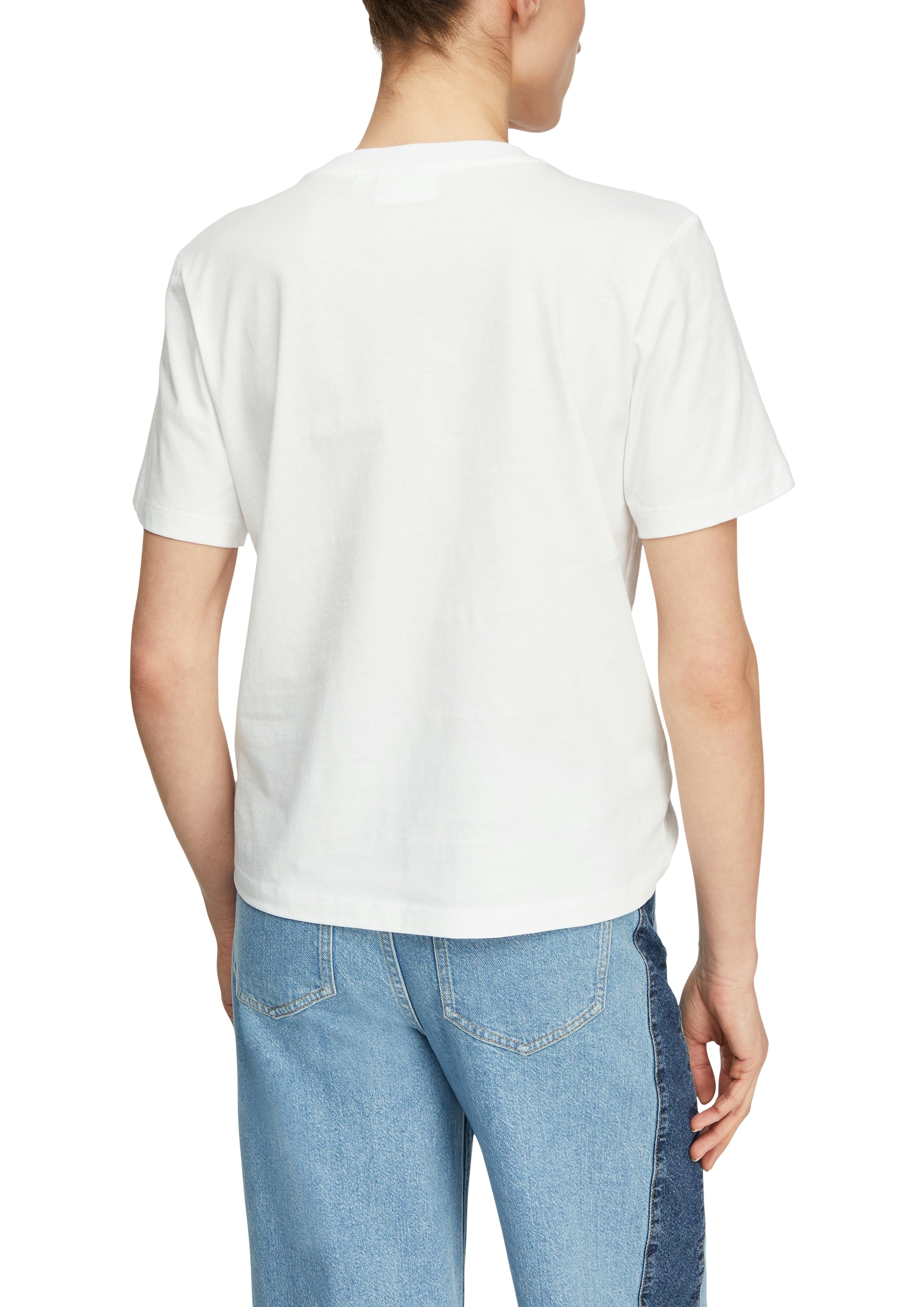 Comma T-Shirt mit Stickereien