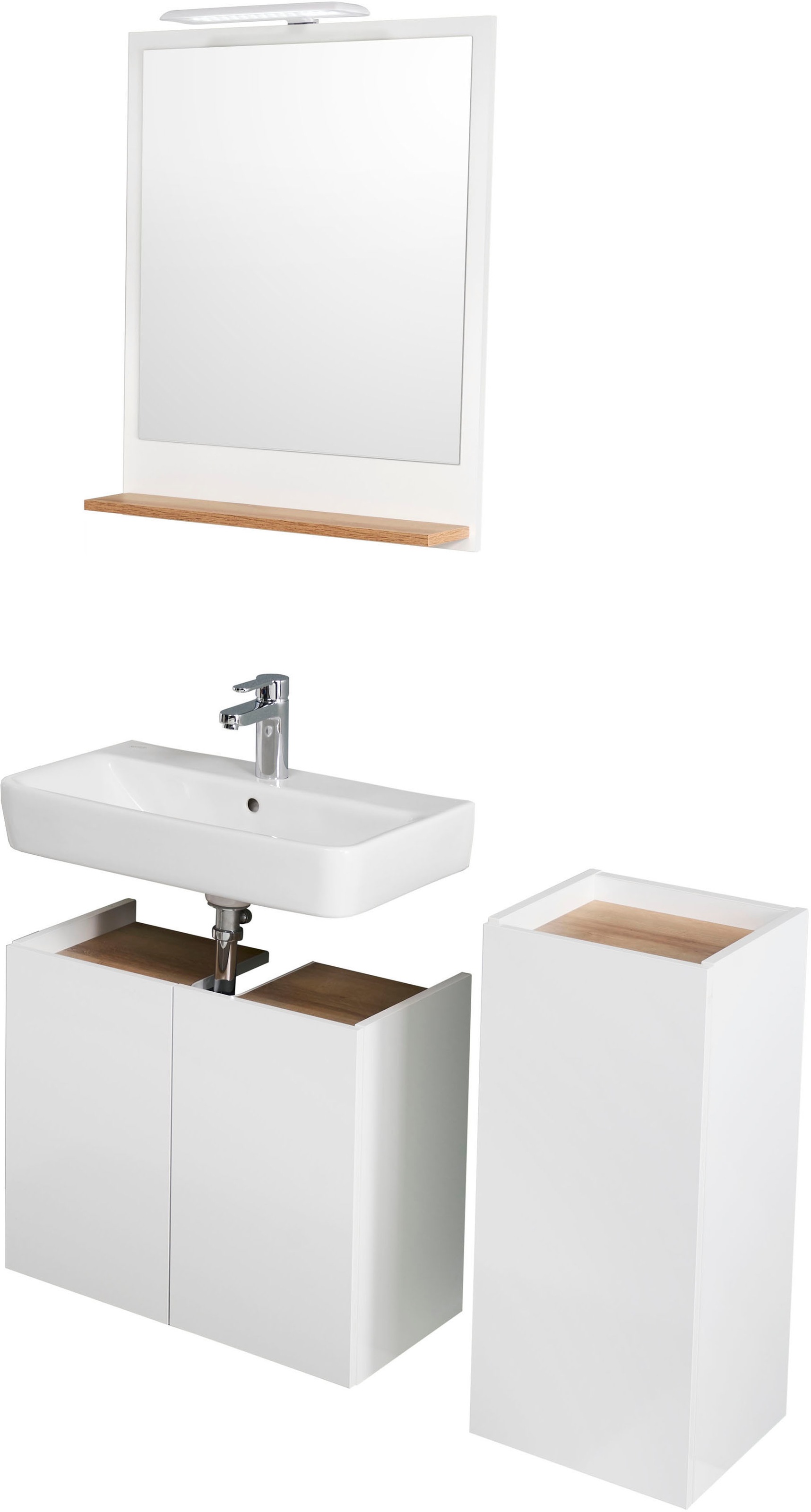 Saphir Badmöbel-Set »Quickset 947 3-teilig, Waschbeckenunterschrank mit Spi günstig online kaufen