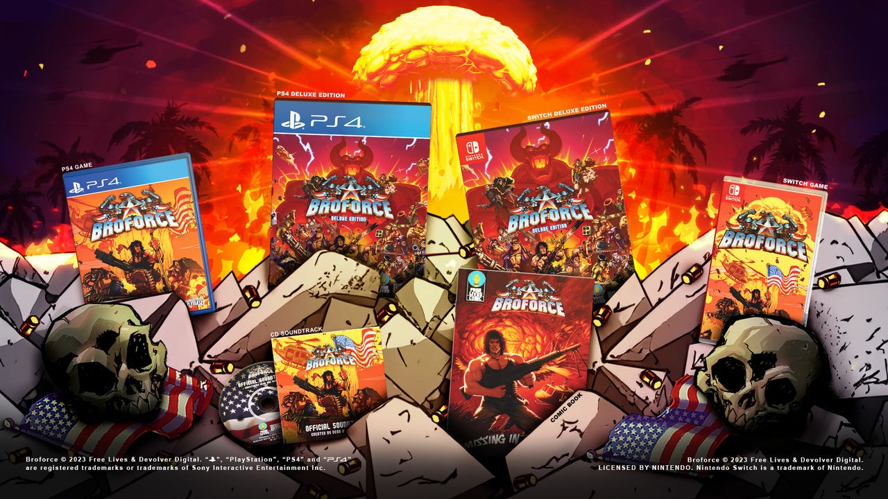 Devolver Digital Spielesoftware »Broforce - Deluxe Edition«, Nintendo Switch