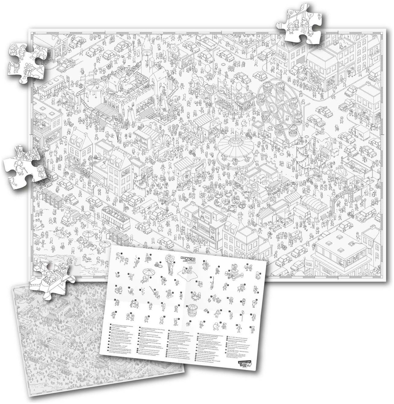 EDITION SPIELWIESE Puzzle »MicroMacro Puzzle: Die Kirmes«, Made in Germany