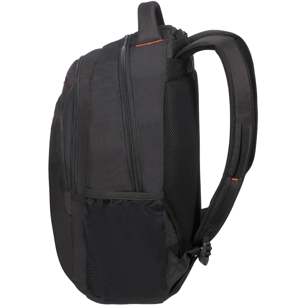 American Tourister® Laptoprucksack »At Work 17.3, black/orange«, Kinderreisekoffer Kindertrolley Handgepäck Hartschalenkoffer