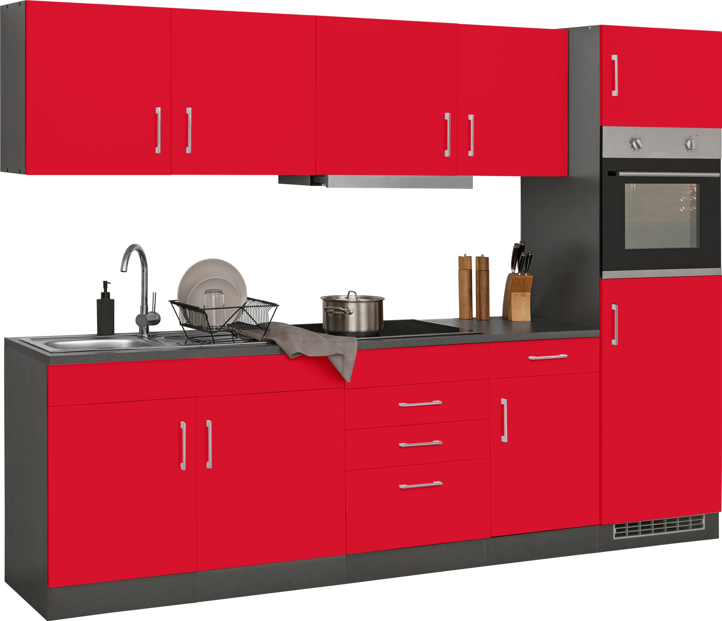 KOCHSTATION Küchenzeile »KS-Paris – Küchen mit einzigartigen Fotomotiven au günstig online kaufen