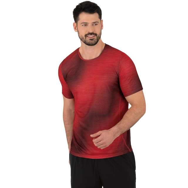 Trigema T-Shirt »TRIGEMA COOLMAX® Sportshirt mit modischem Druck« online  bei
