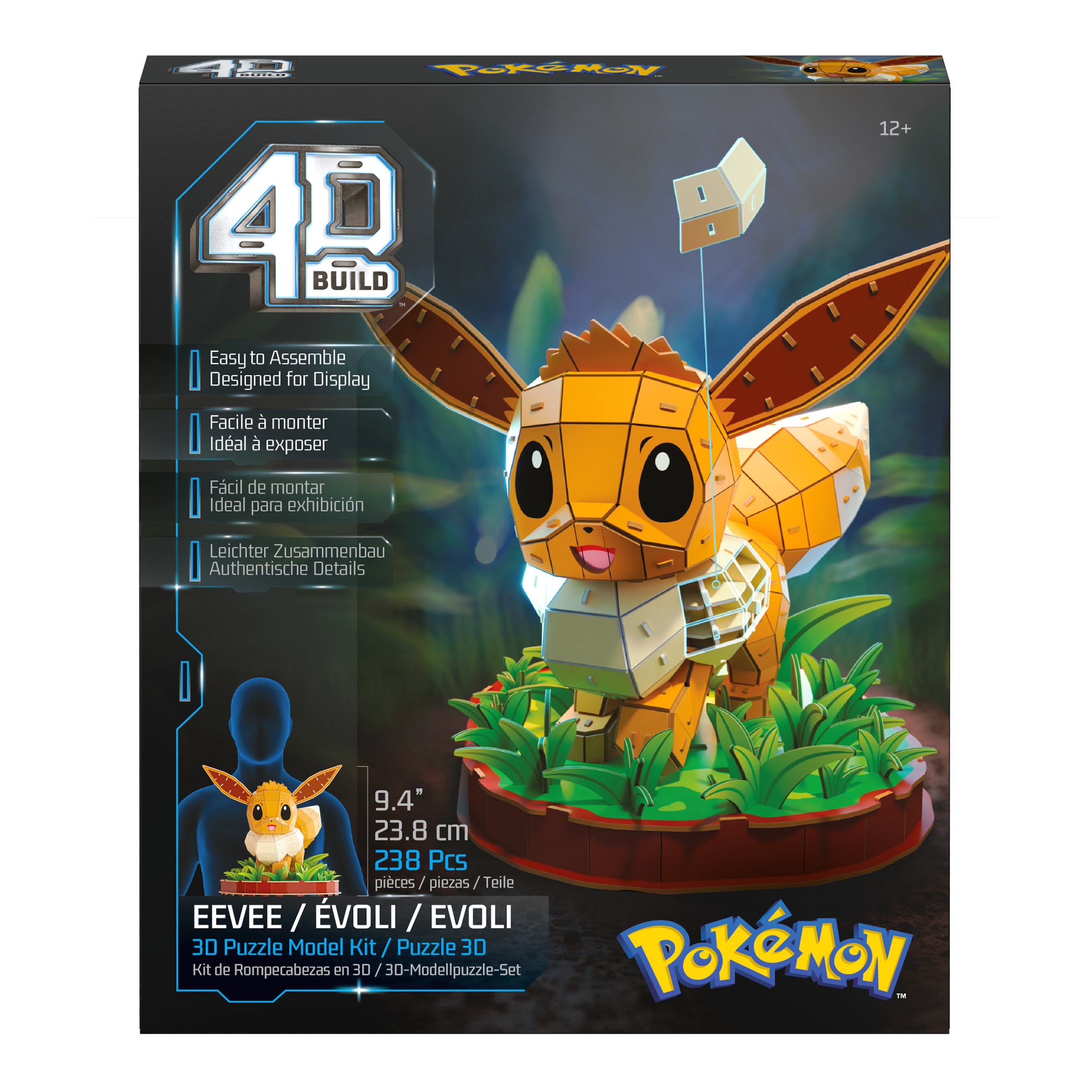 Spin Master Puzzle »4D Build Pokemon Evoli«