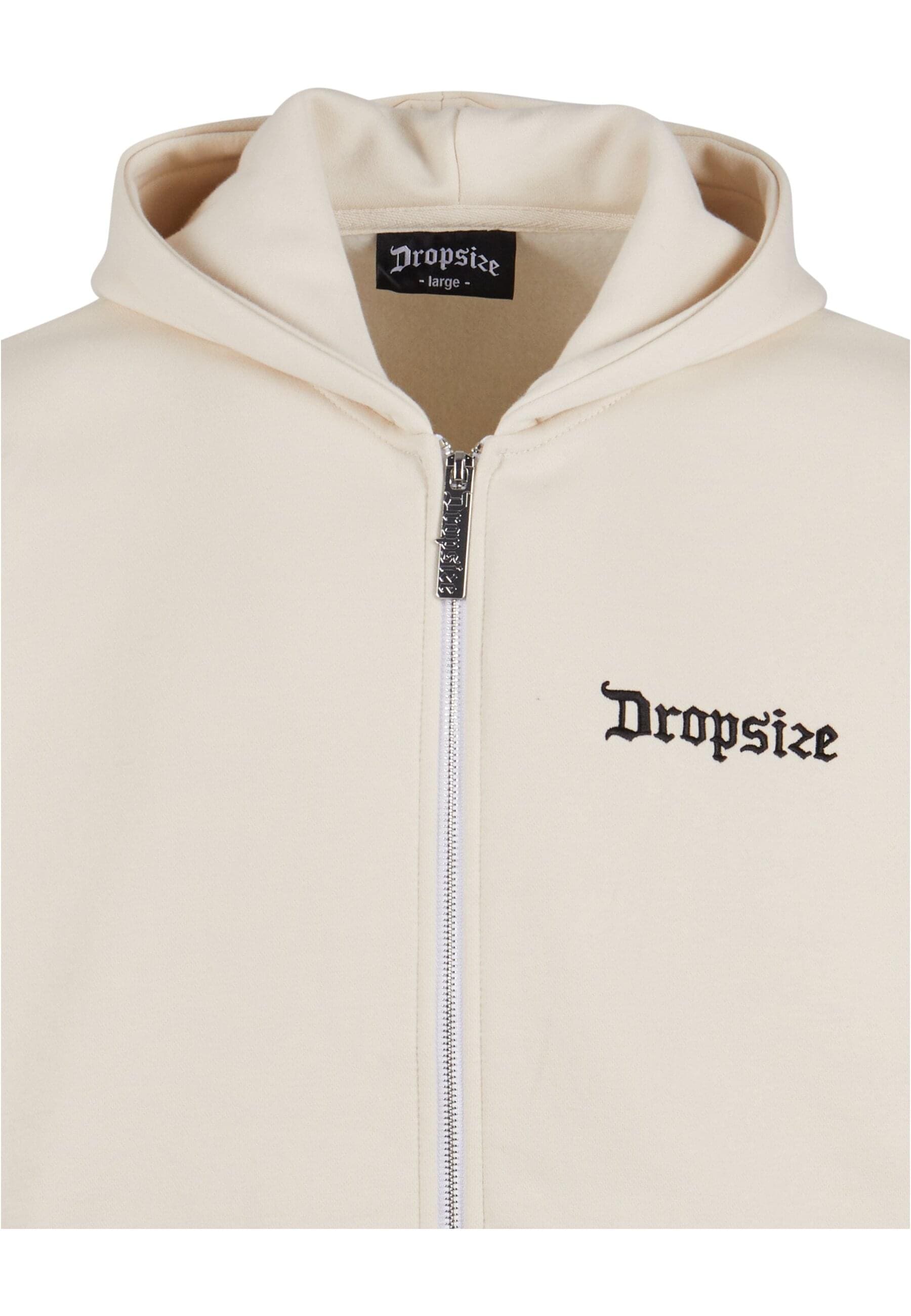 Dropsize Sweatjacke »Dropsize Herren Super Heavy Oversize Blank Zip Hoodie«