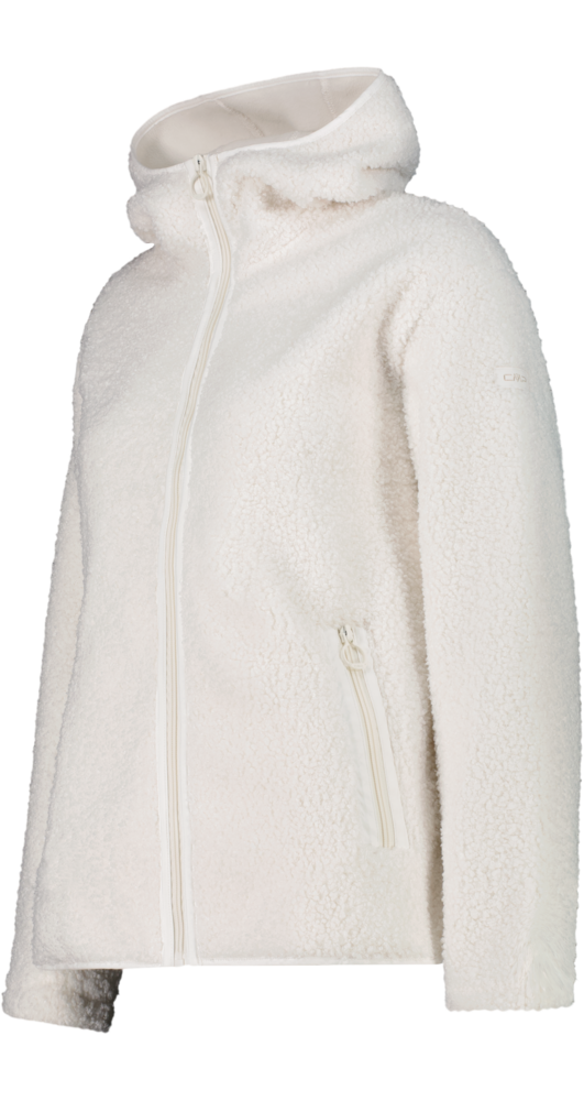 CMP Kapuzenfleecejacke »WOMAN JACKET FIX HOOD« mit Kapuze mit Kapuze, sportlicher Stil, atmungsaktiv, wärmend