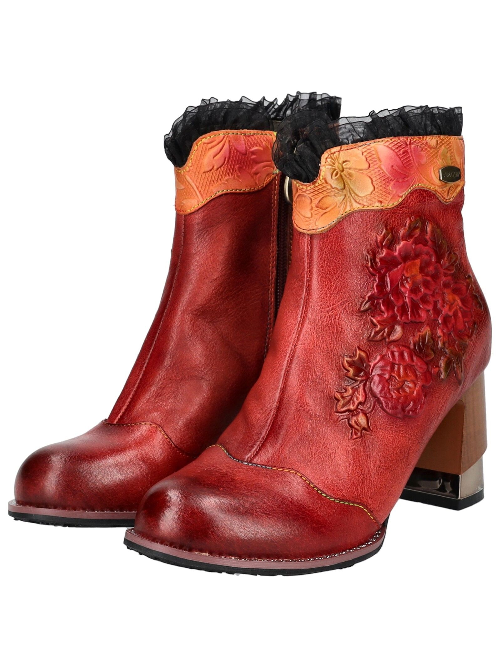LAURA VITA High-Heel-Stiefelette »LAURA VITA Stiefelette Leder«