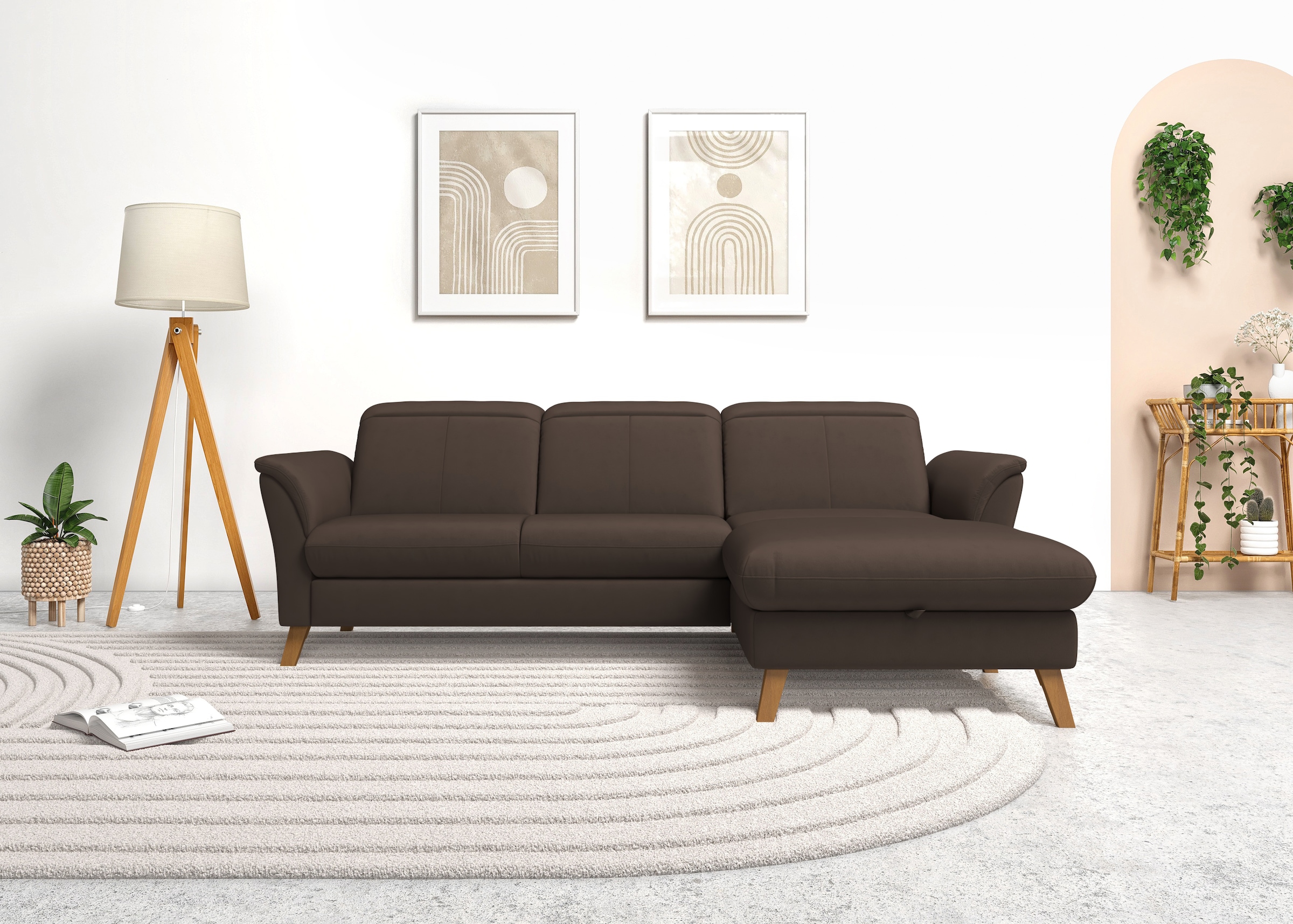 sit&more Ecksofa "Romero L-Form", wahlweise mit oder ohne Relax-Funktion, B günstig online kaufen