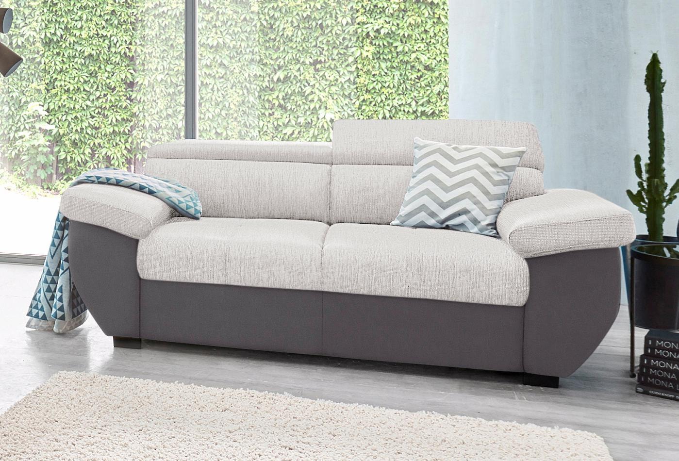 COTTA 2-Sitzer »Speedway«, Big-Sofa mit Kopfteilverstellung günstig online kaufen