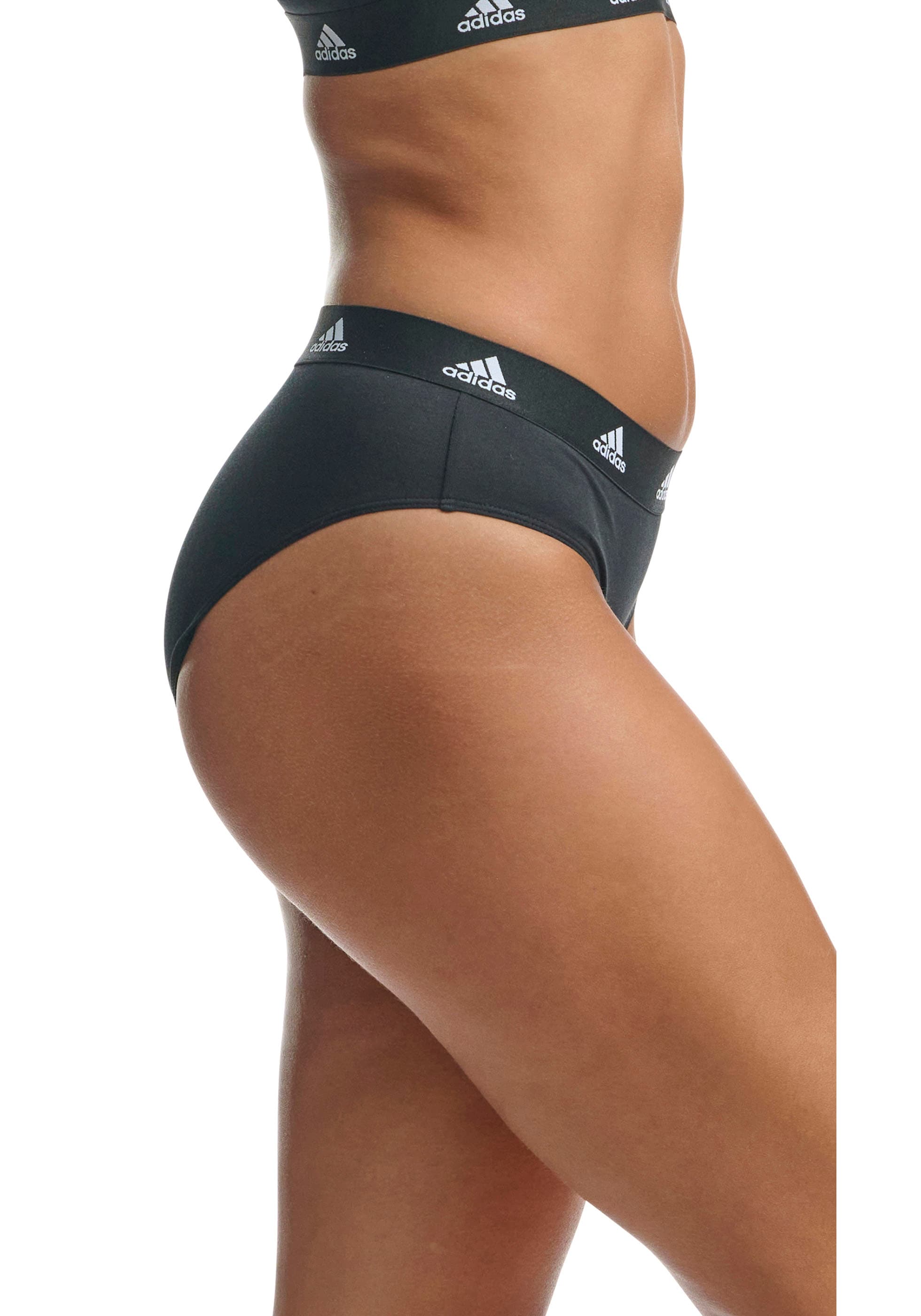 adidas Sportswear Bikinislip »Sport Active Comfort Cotton«, (3er Pack), mit Real Cool Cotton-Technologie