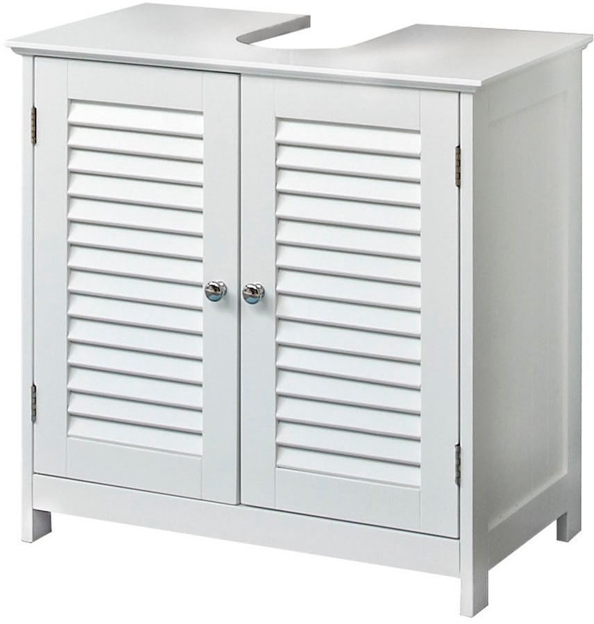 Saphir Badmöbel-Set »Quickset 928 5-teilig, Waschbeckenunterschrank mit Spiegel« 5 Stk. tlg.