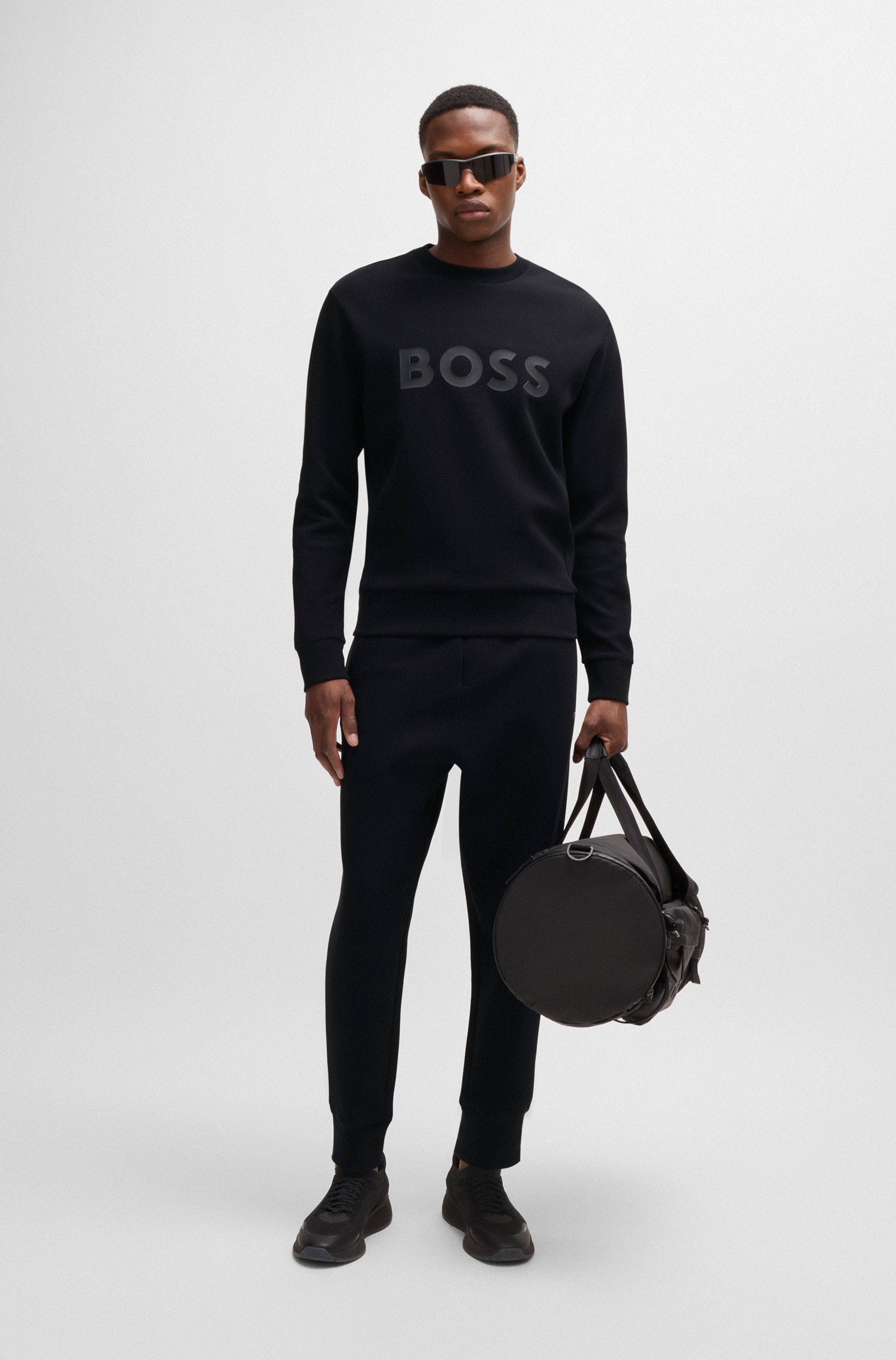 BOSS GREEN Sweatshirt »Salbo«, mit Logodruck
