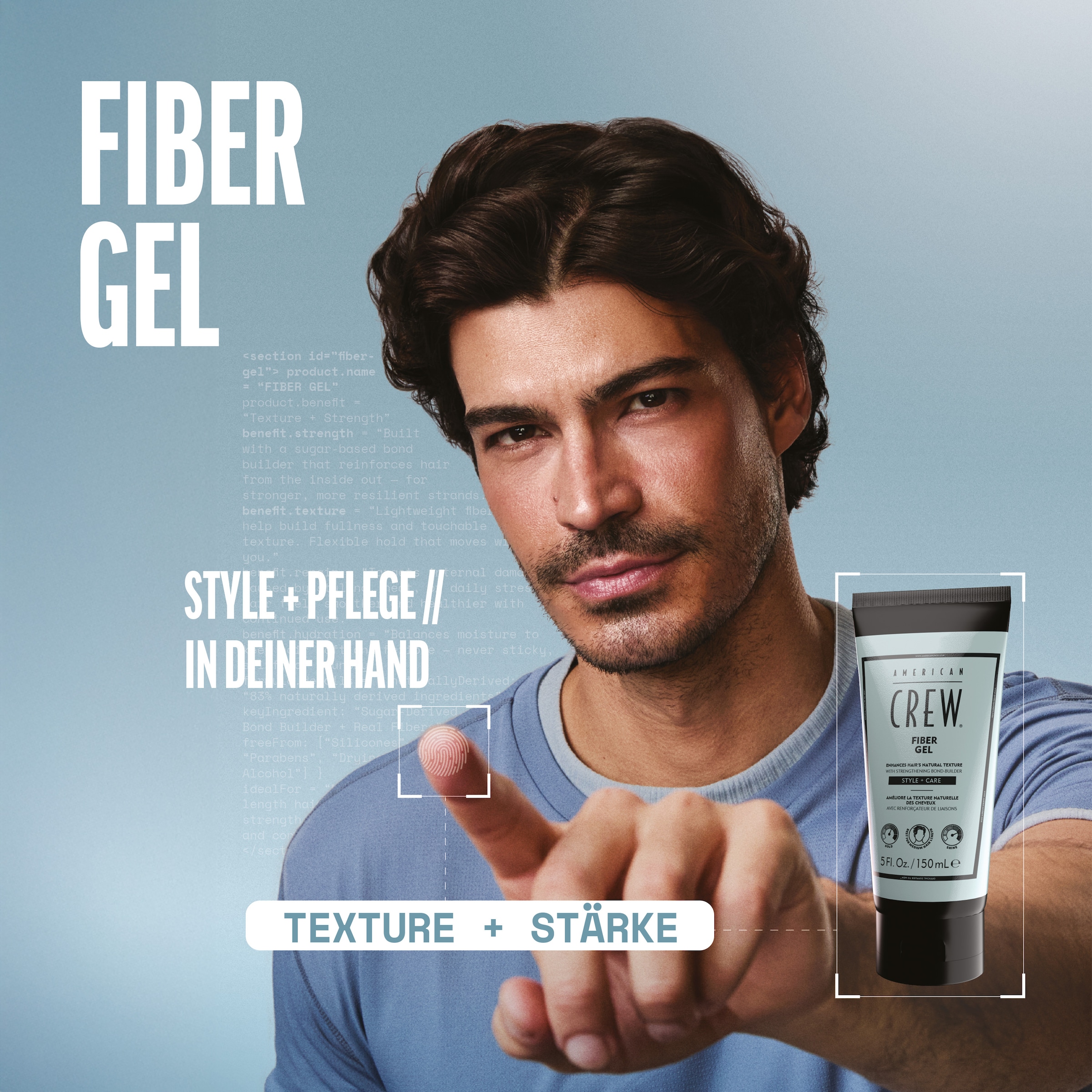 American Crew Haargel »Fiber Gel 150ml«