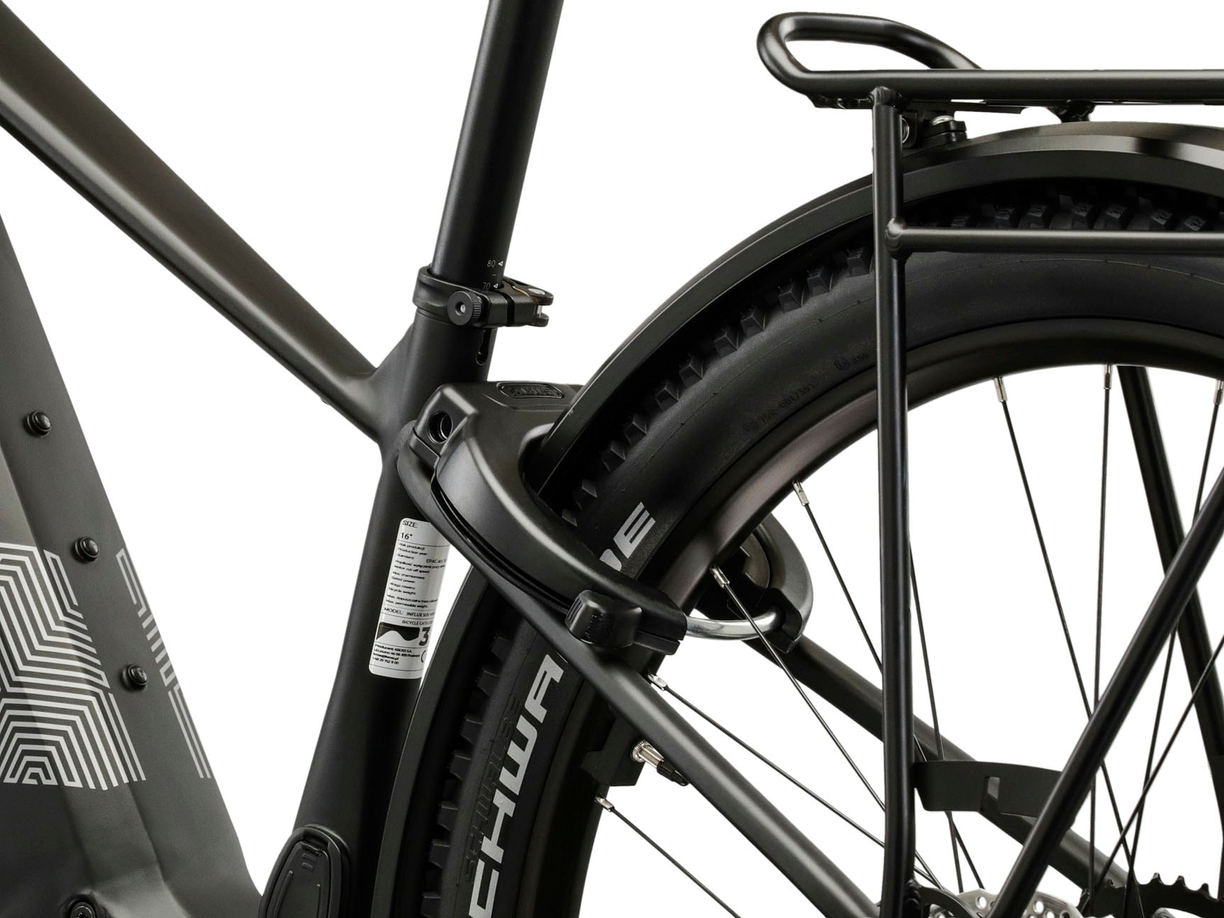 Kross »Influx Hybrid SUV 2.0 16,7Ah / 600 Wh 29 Zoll schwarz 9 Gänge 2026« 9 Gang Shimano CUES U4000 Schaltwerk Kettenschaltung Mittelmotor 250 W BOSCH PERFORMANCE LINE PX Mittelmotor